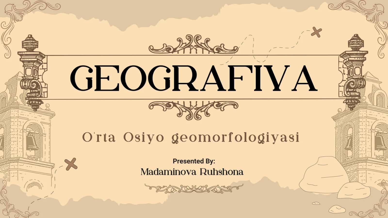 O'rta Osiyo geomorfoloyasi 1