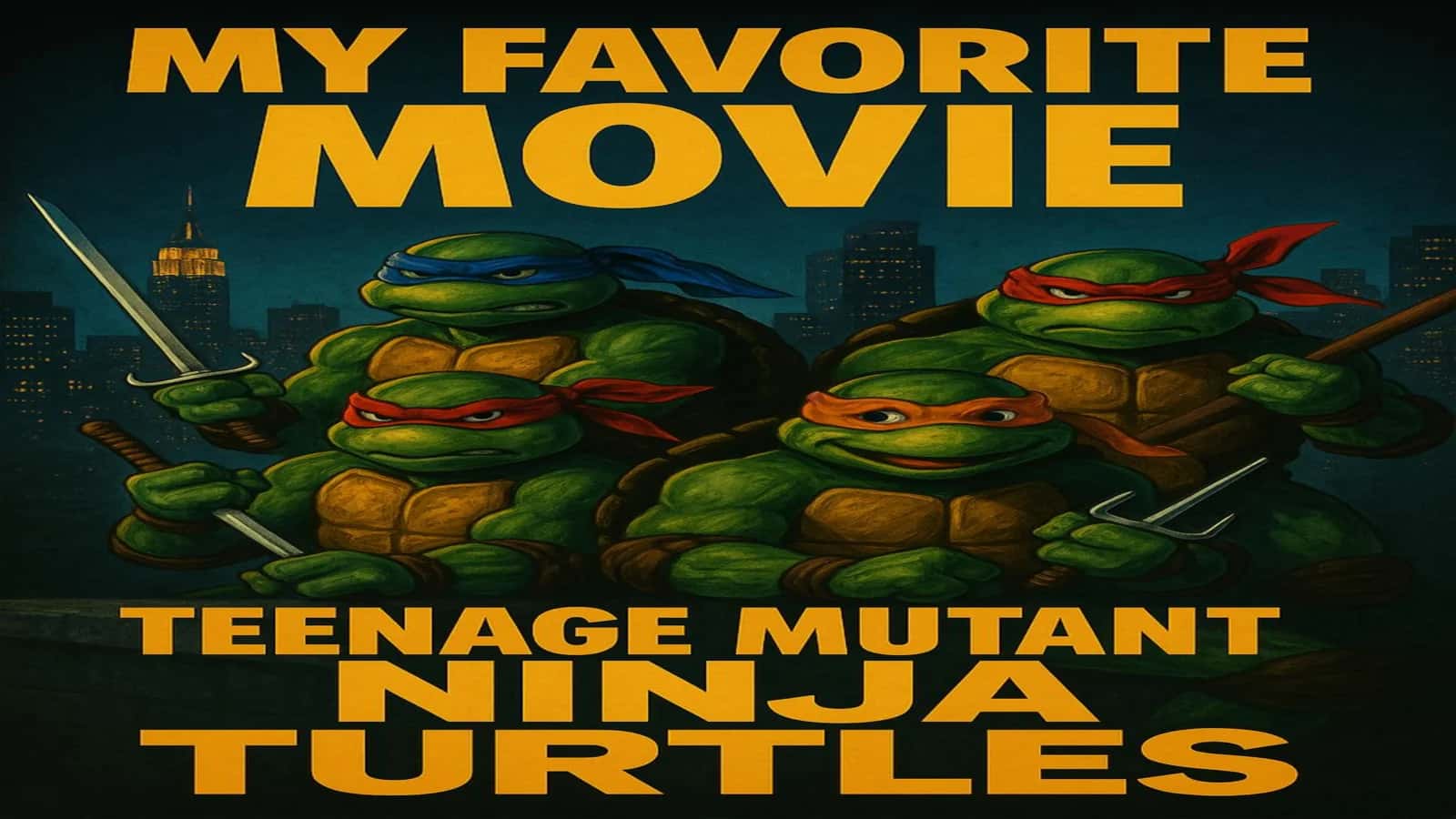 Ninja Turtles Movie 1