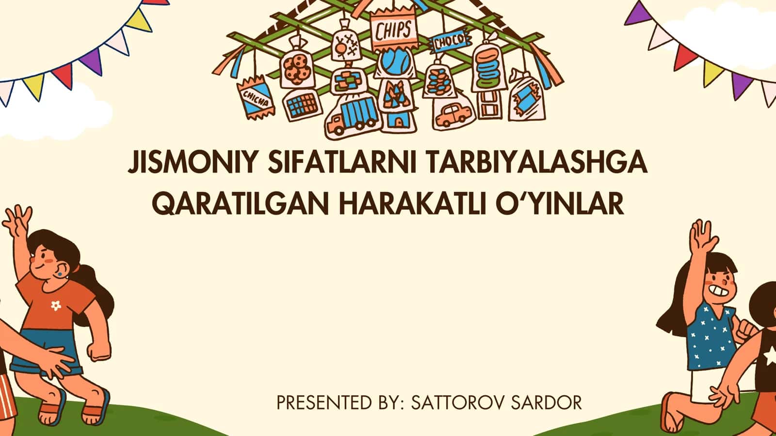 JISMONIY SIFATLARNI TARBIYALASHGA QARATILGAN HARAKATLI O‘YINLAR 1