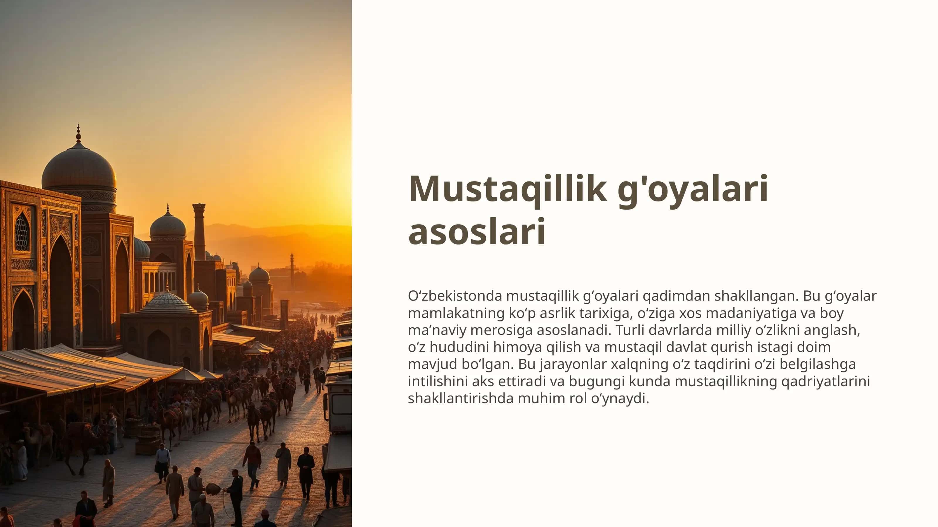 Mustaqillik g'oyalari 1