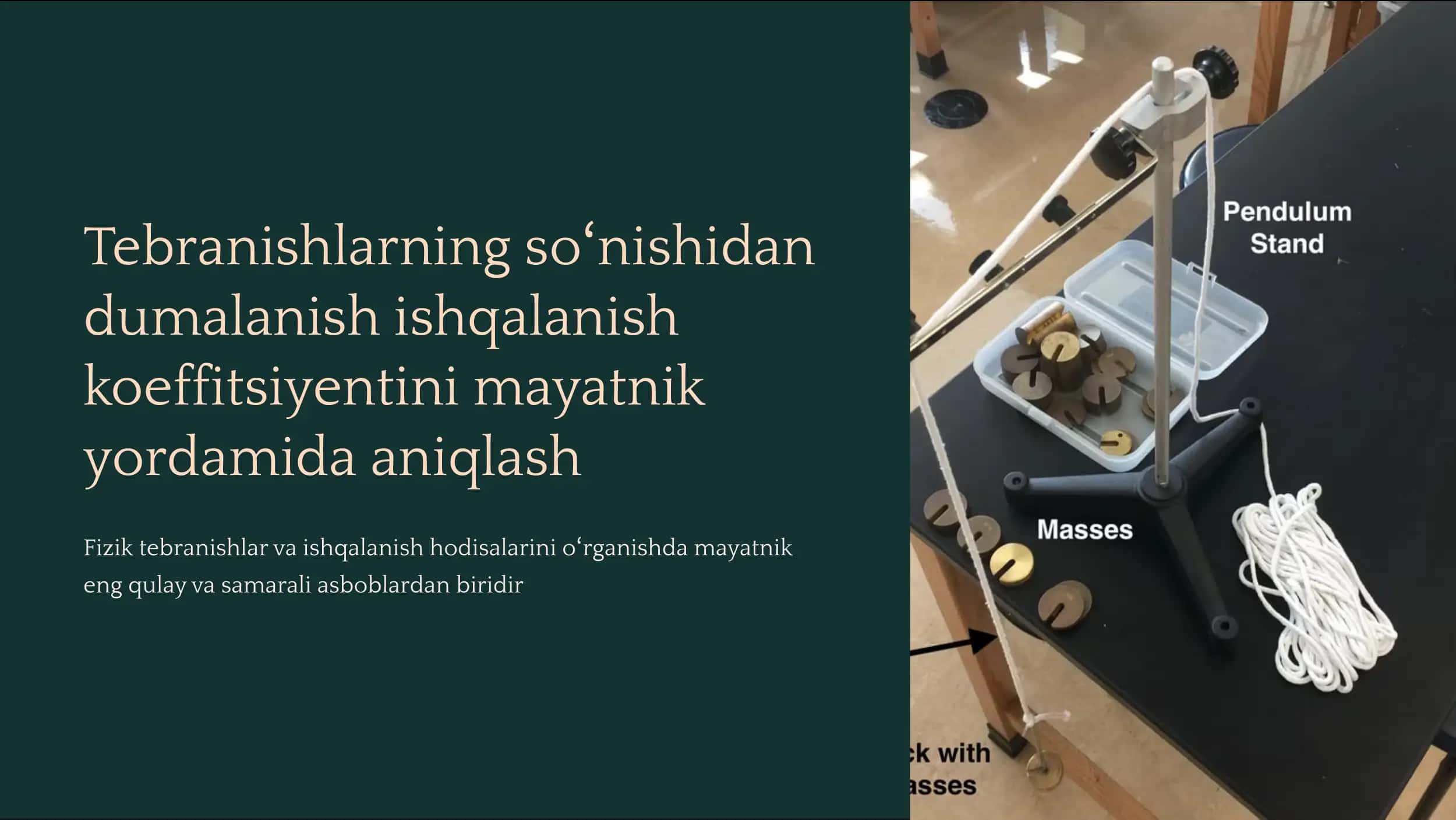 Dunlanish ishqalanishi koeffitsiyenti 1