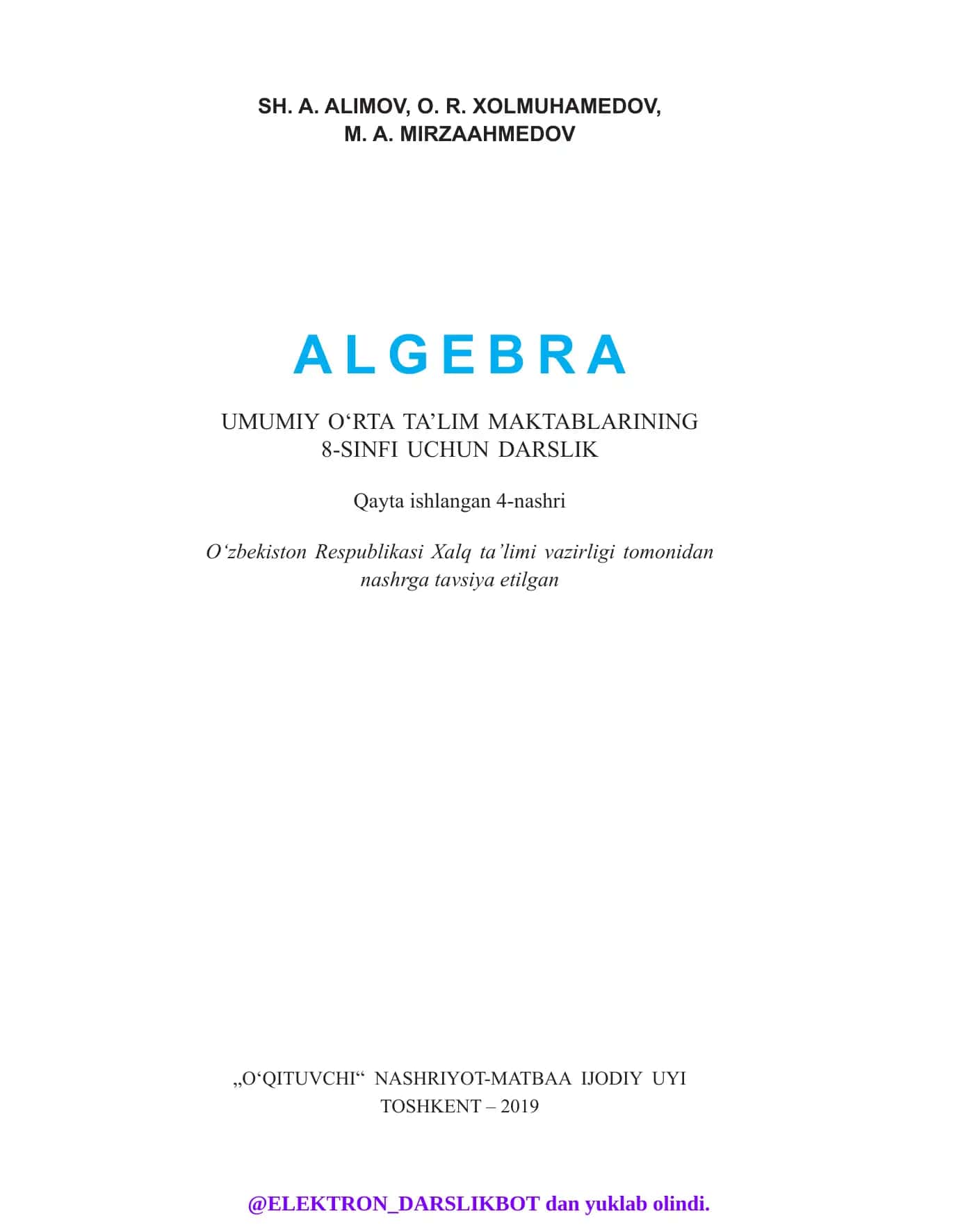 Algebra 1