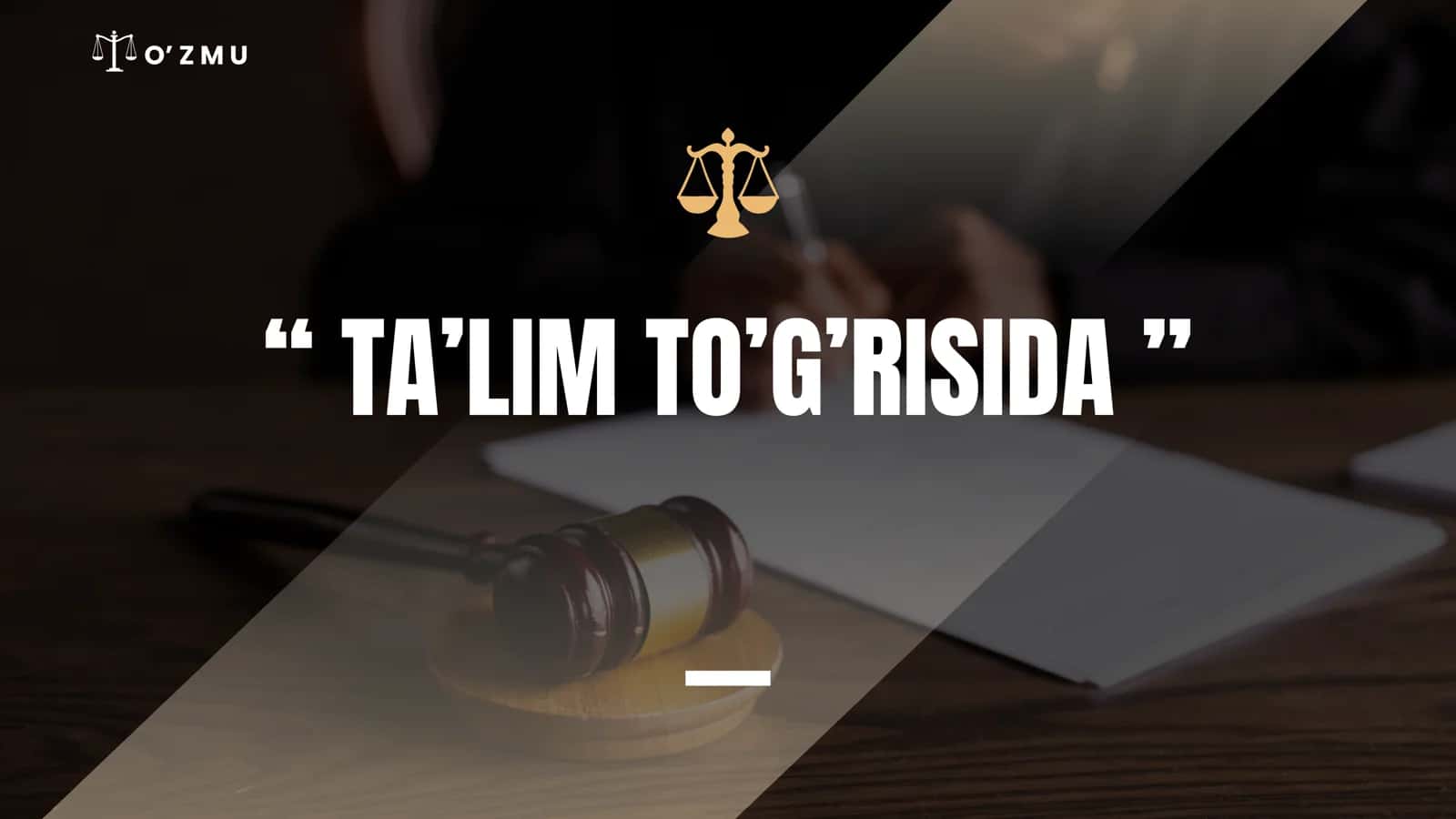 Ta'lim to'g'risida 1
