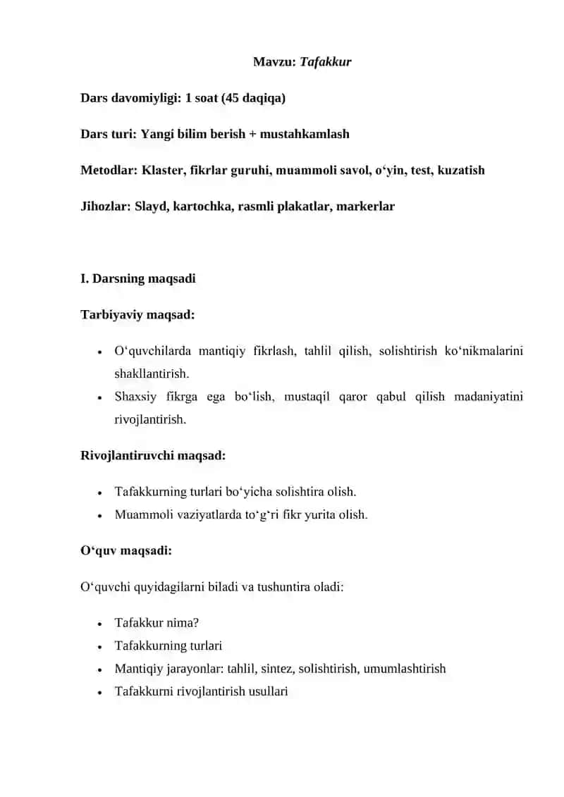Tafakkur 1