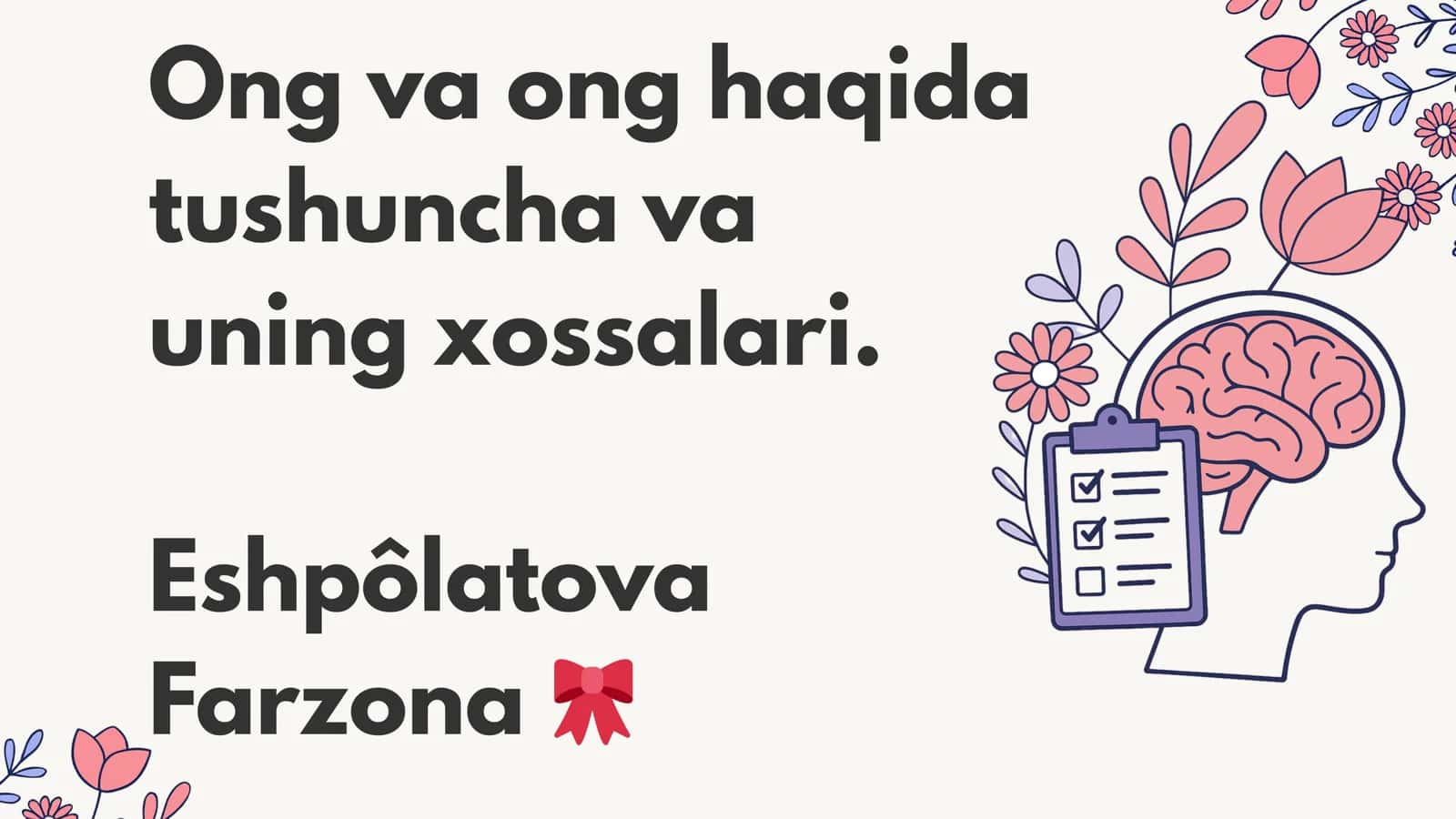 Ong va ong haqida 1