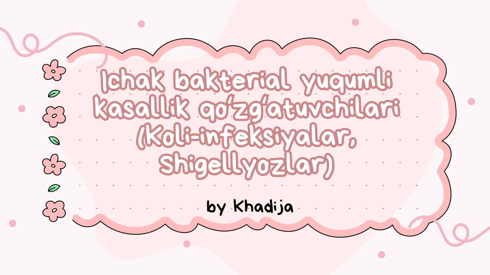 Ichak bakterial yuqumli kasallik qo‘zg‘atuvchilari (Koli-infeksiyalar, Shigellyozlar) 1