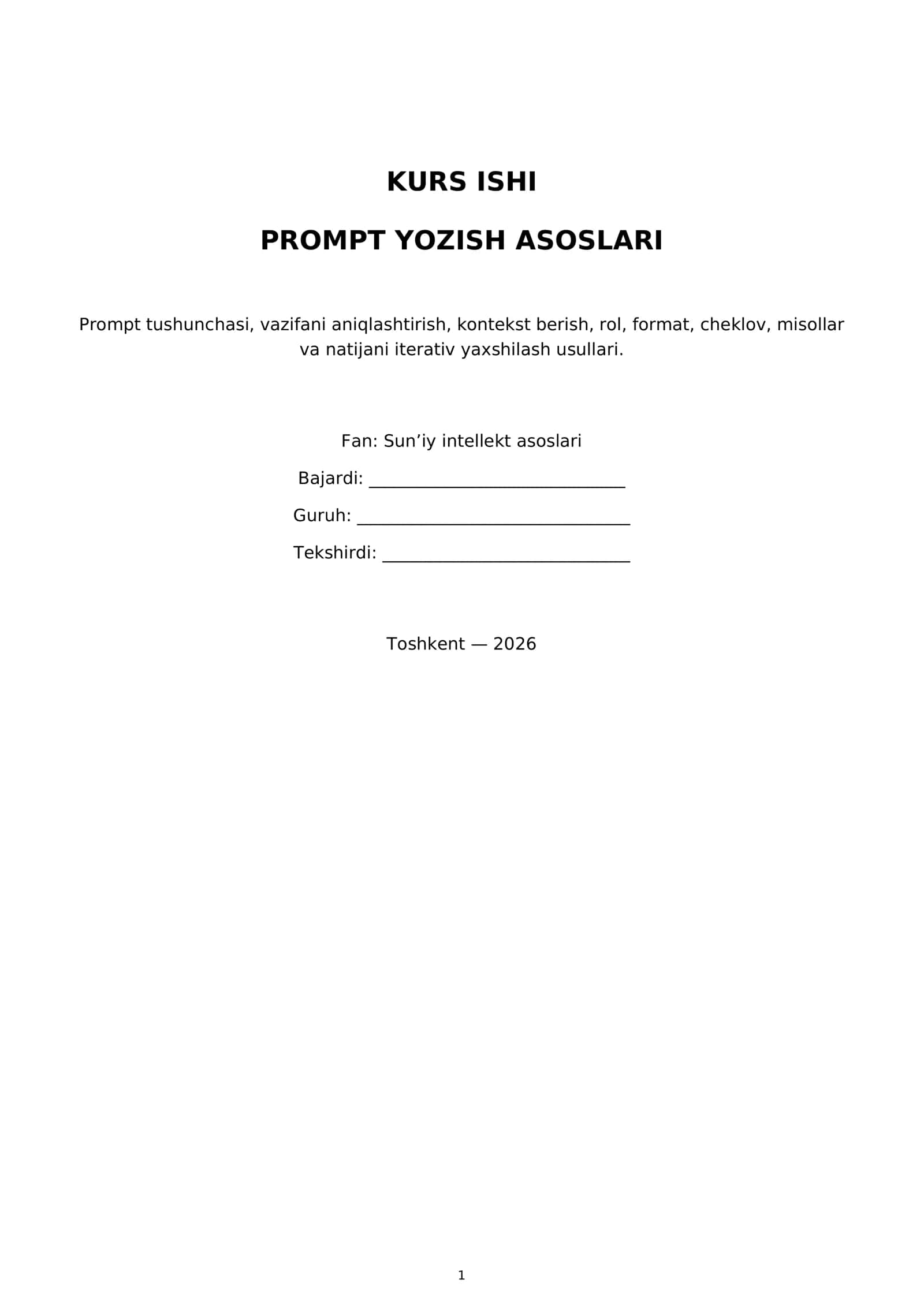 PROMPT YOZISH ASOSLARI 1