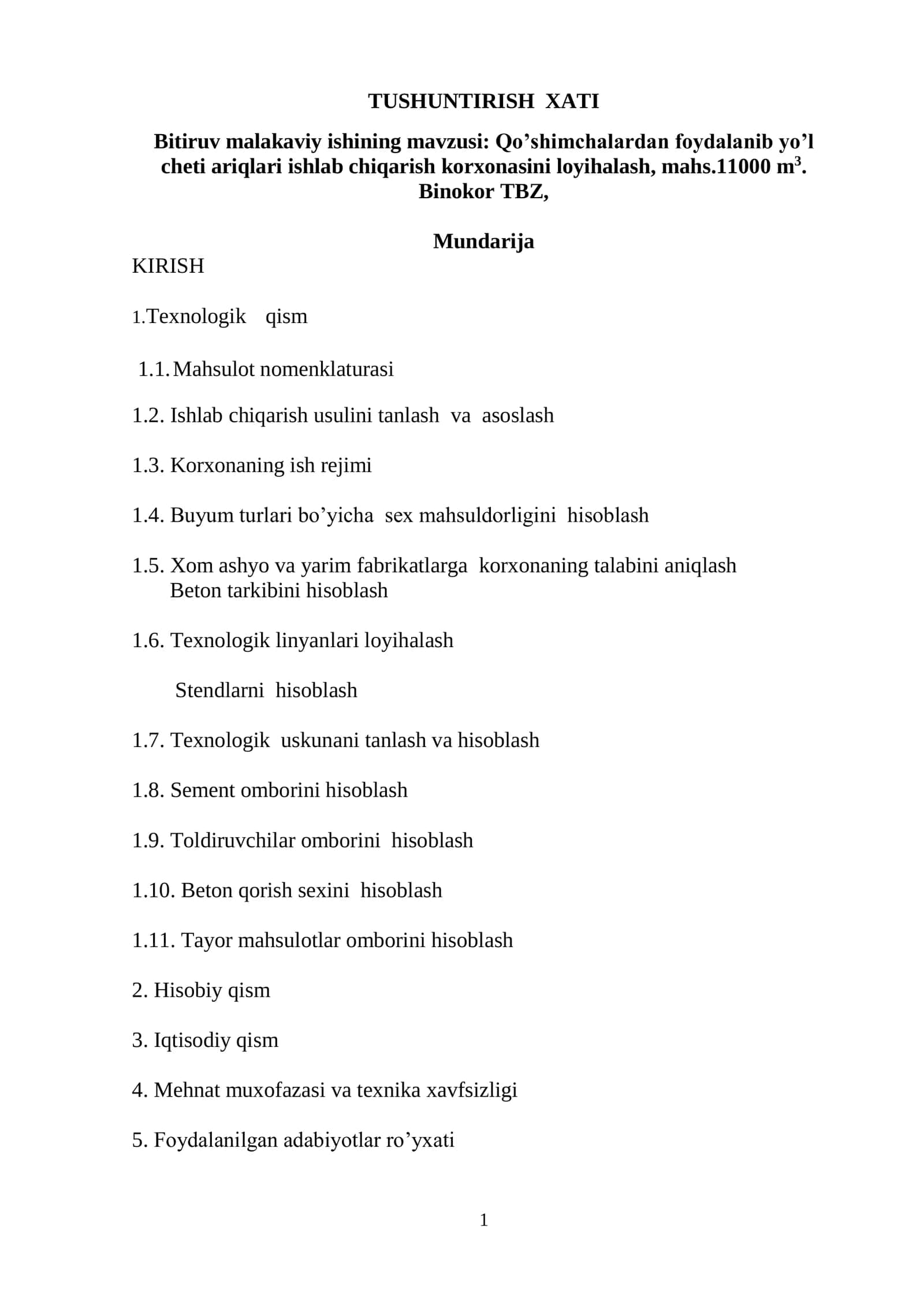 temir beton buyumlari ishlab chiqarish 1