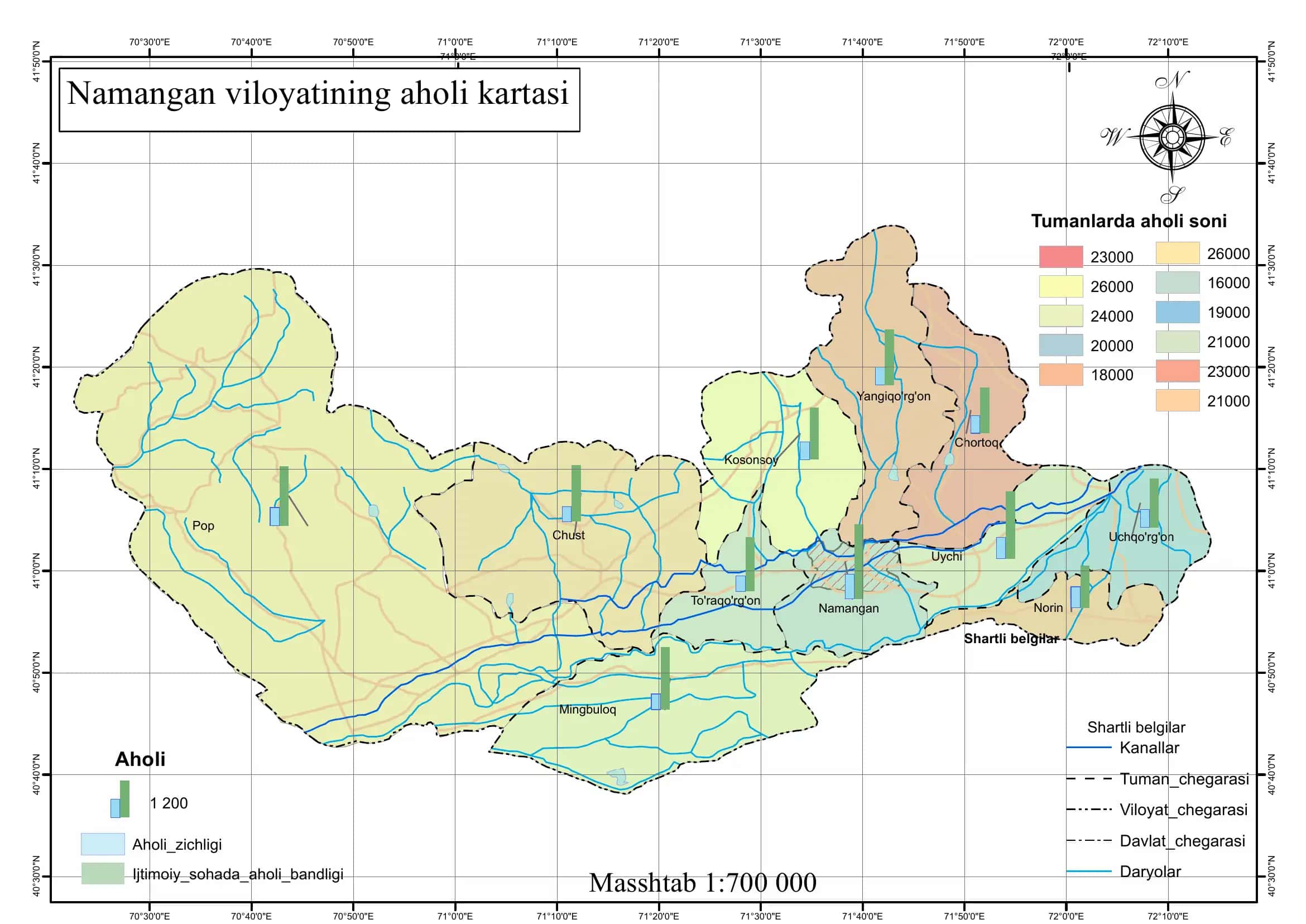Namangan viloyatining aholi kartasi 1