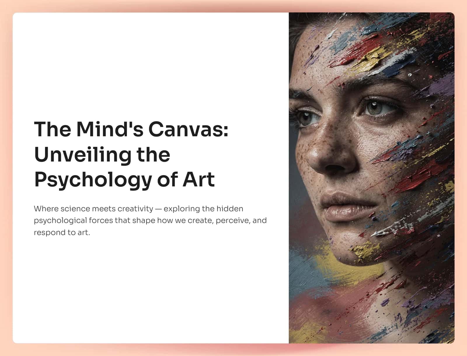 The Mind's Canvas: Unveiling the Psychology of Art 1