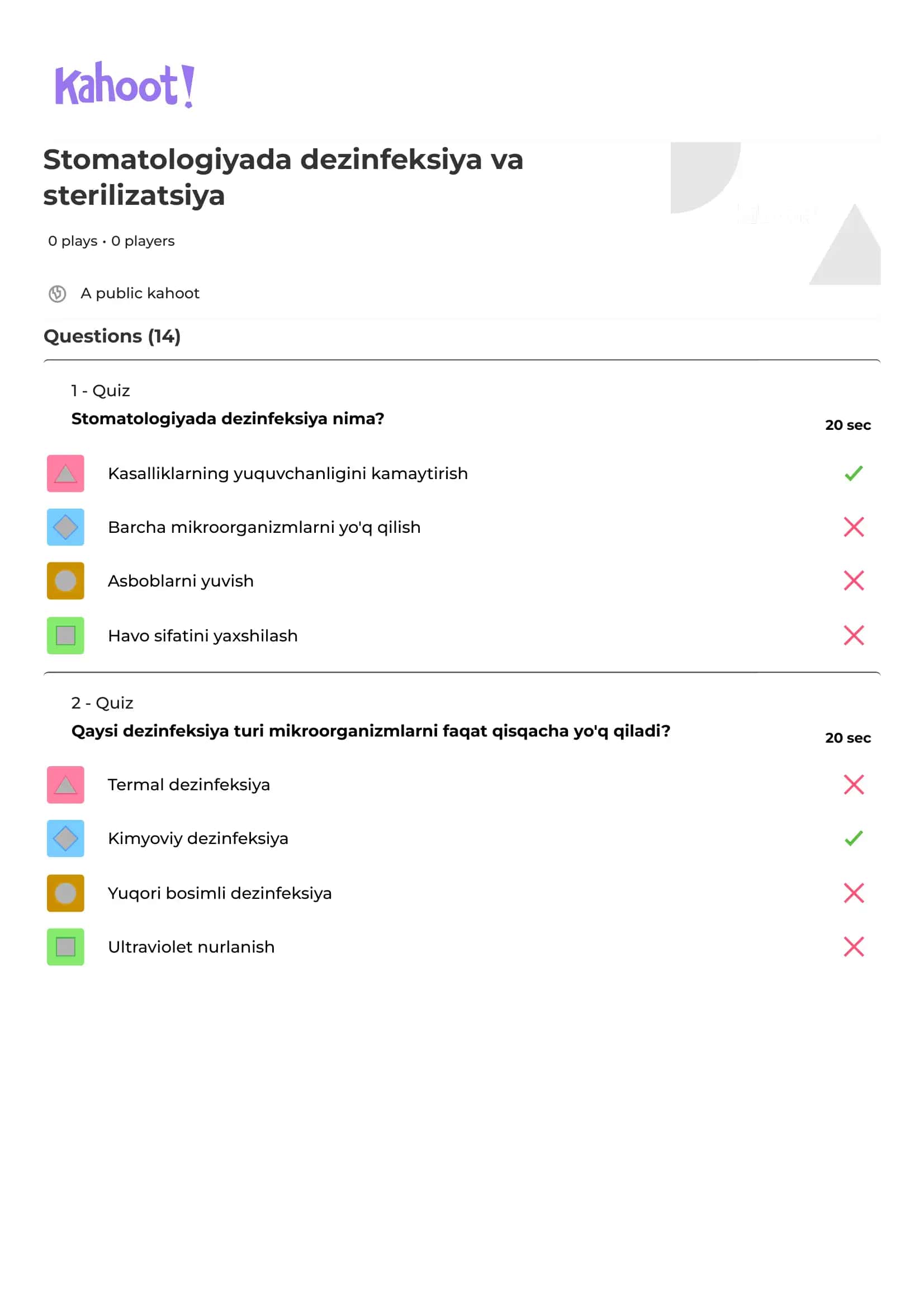 STOMATOLOGIYADA DEZINFEKSIYA VA STERILIZATSIYA 1