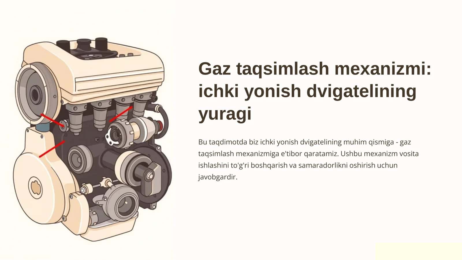 Gaz taqsimlash mexanizmi 1