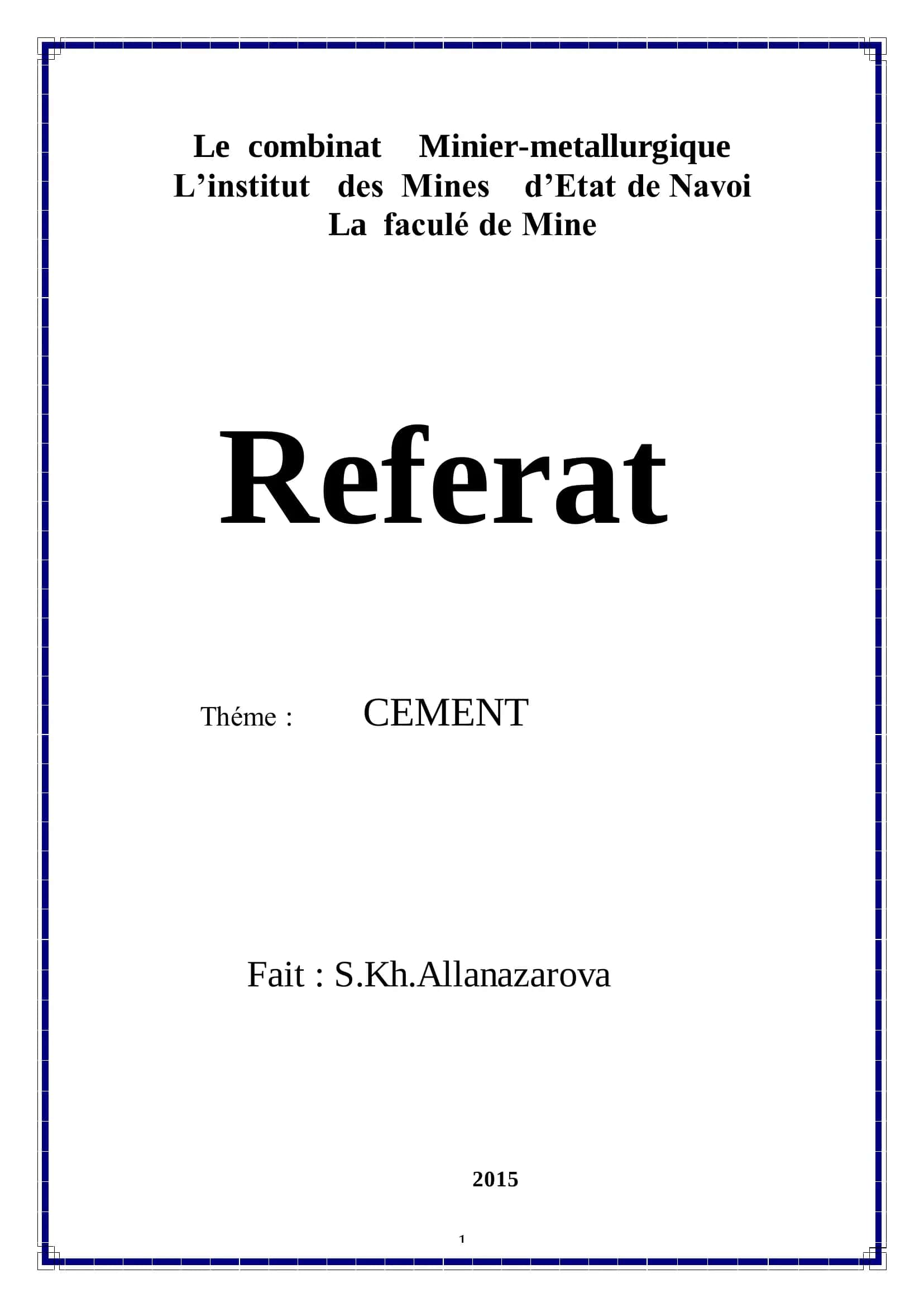 CIMENT 1