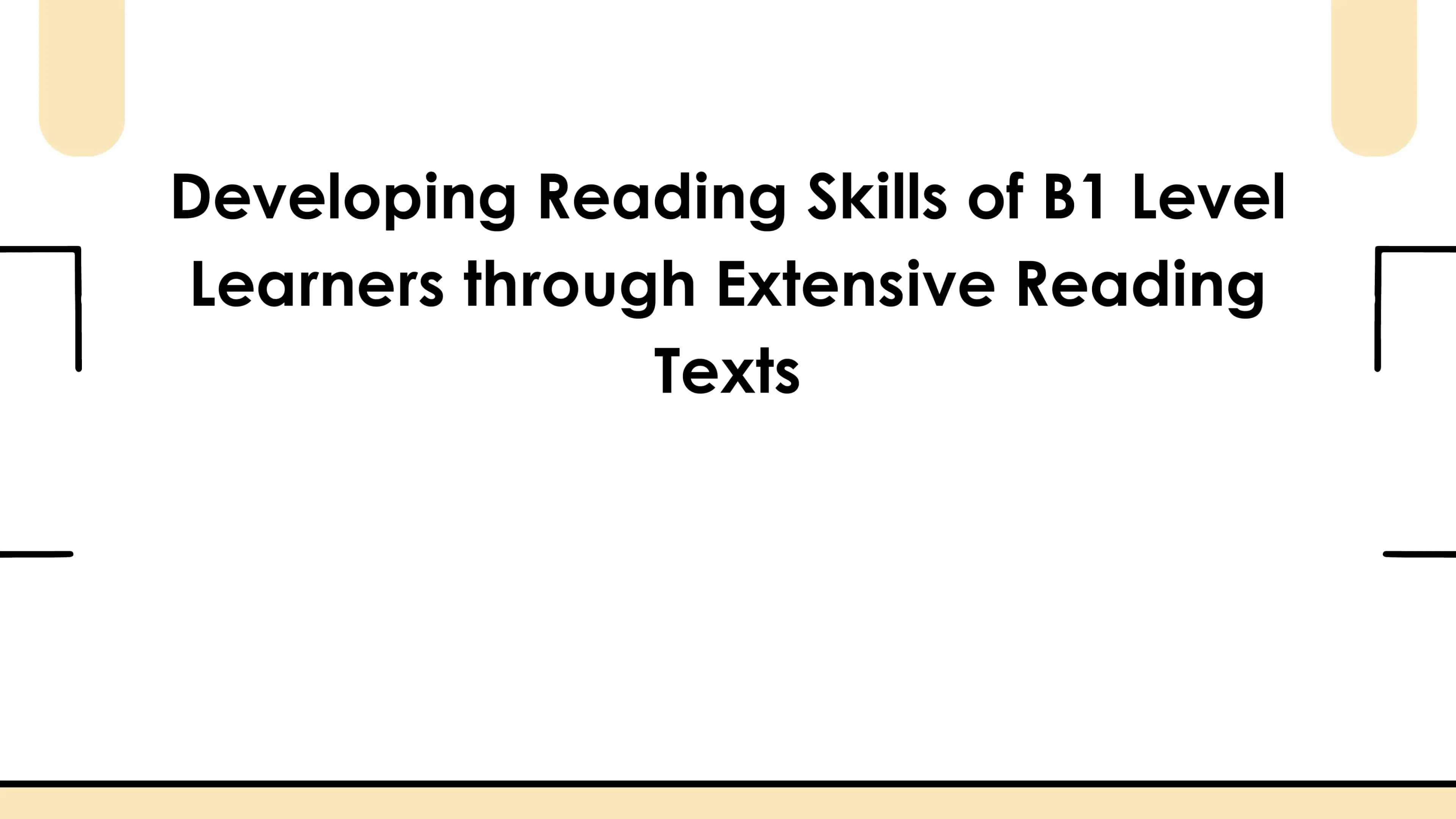 extensive reading 1