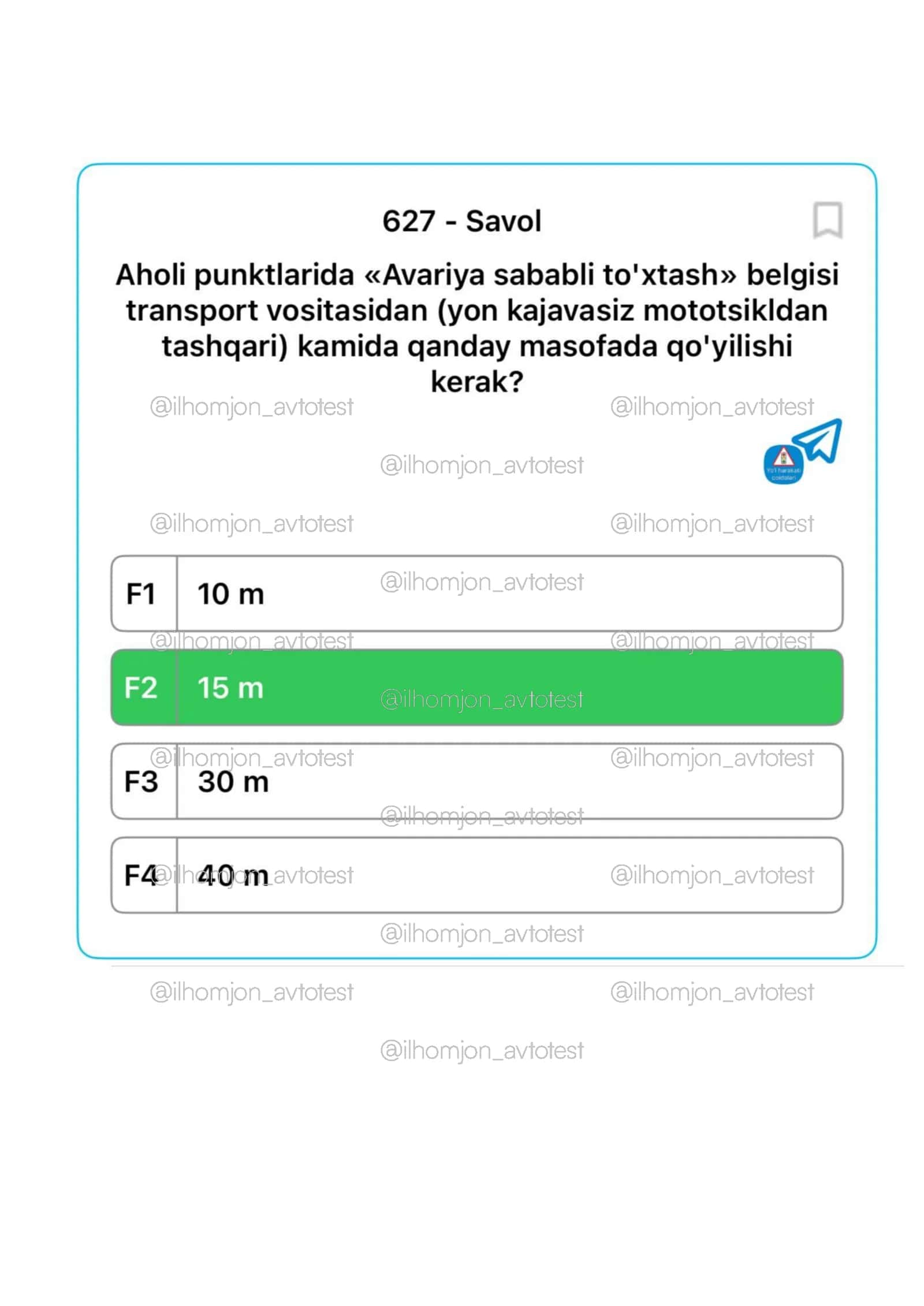 Prava uchun raqamli testlar yig'indisi 1