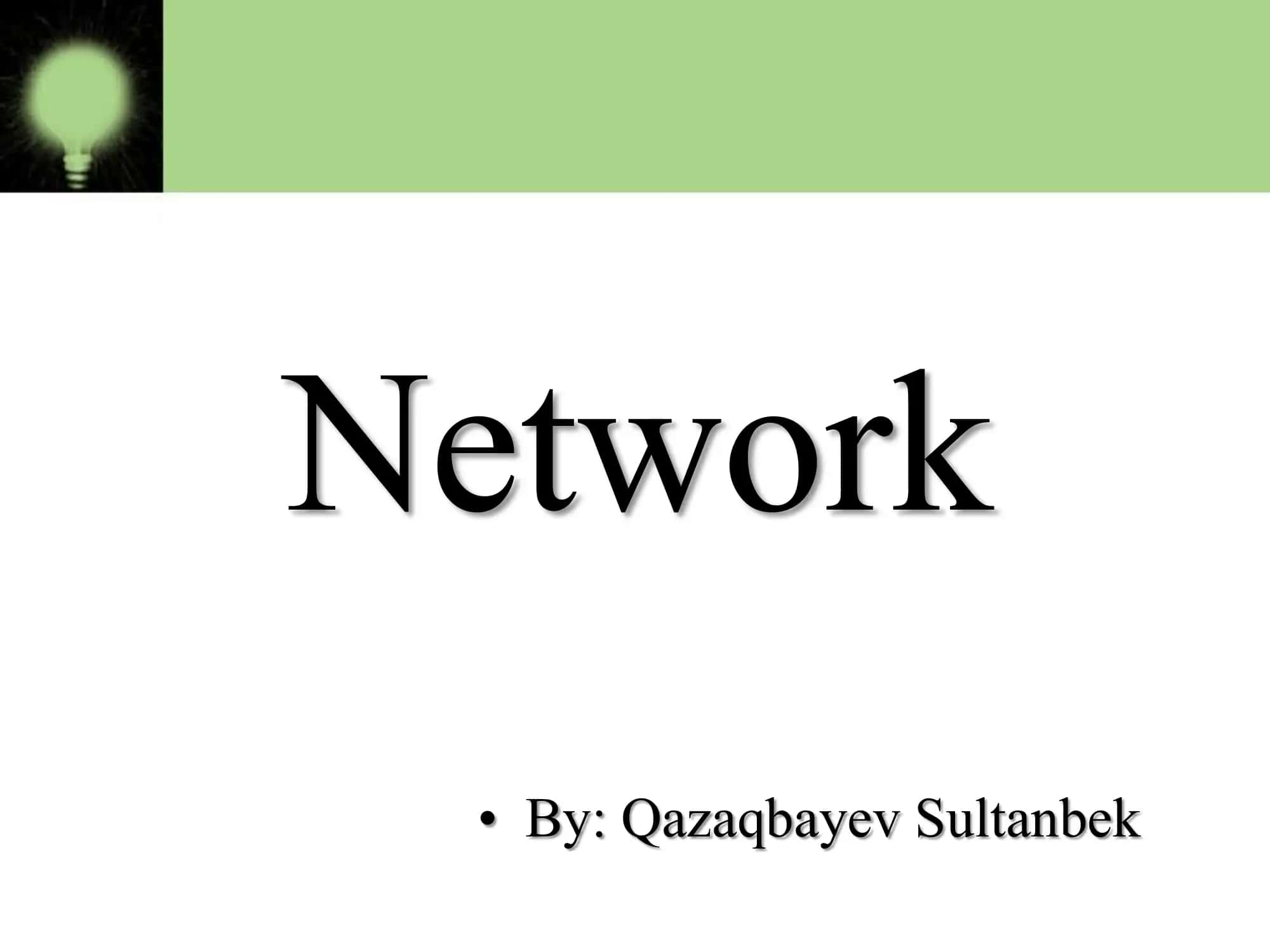 Network 1
