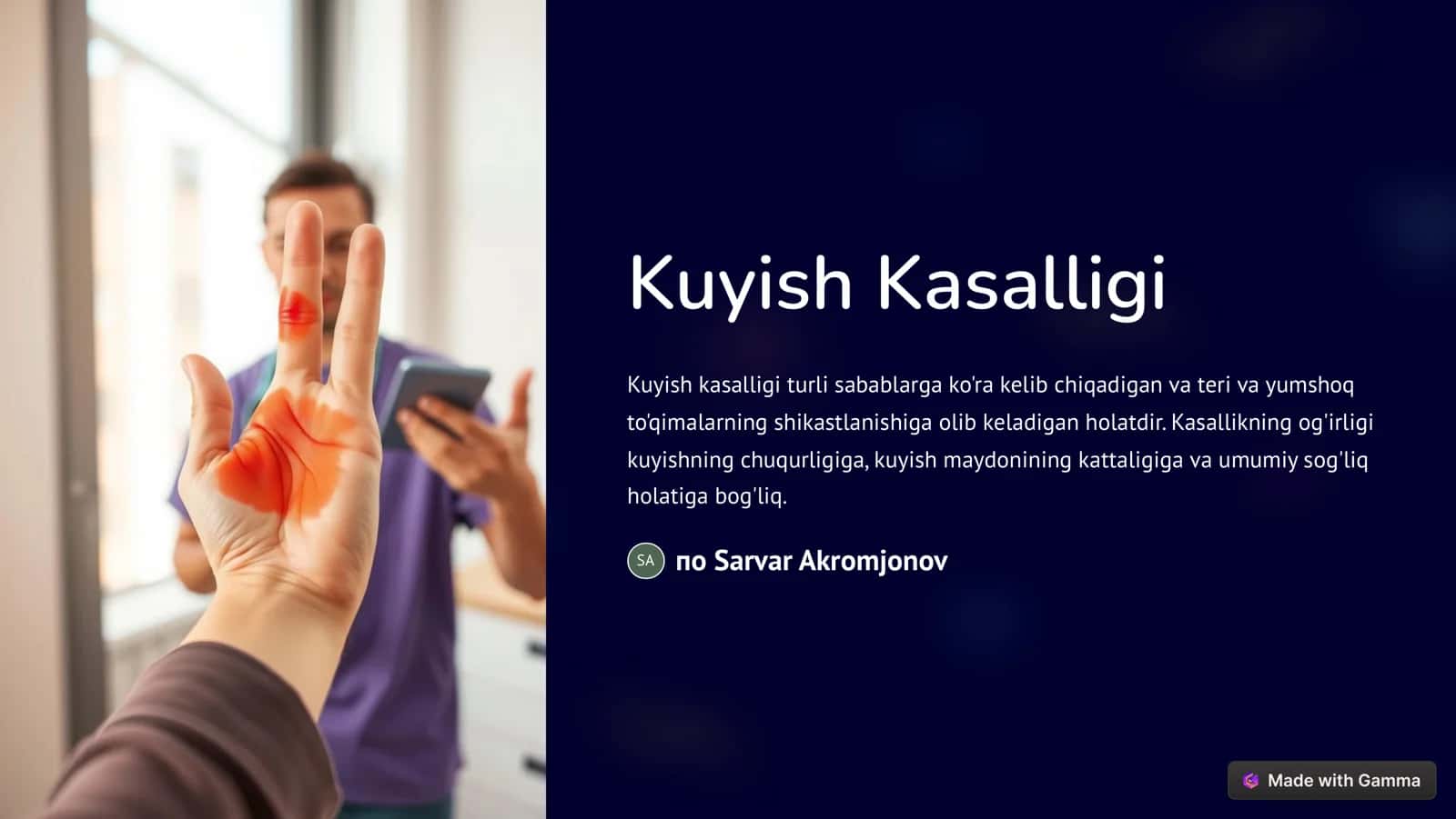 Kuyish Kasalligi 1
