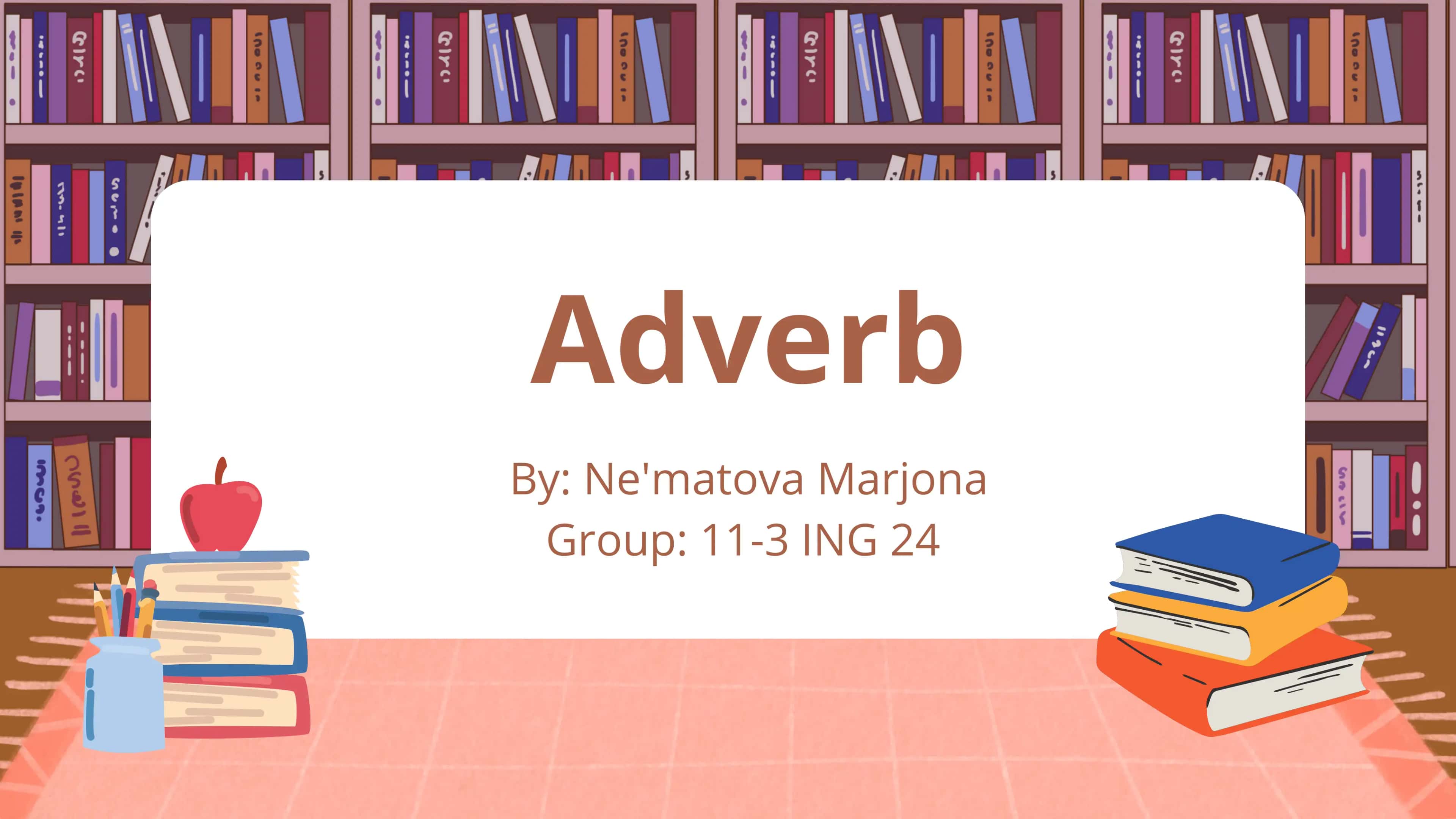 Adverb 1