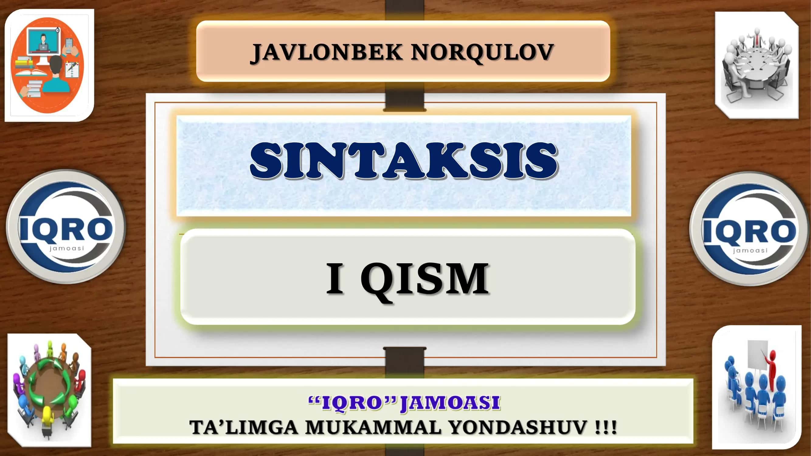Sintaksis (manbalar) 1