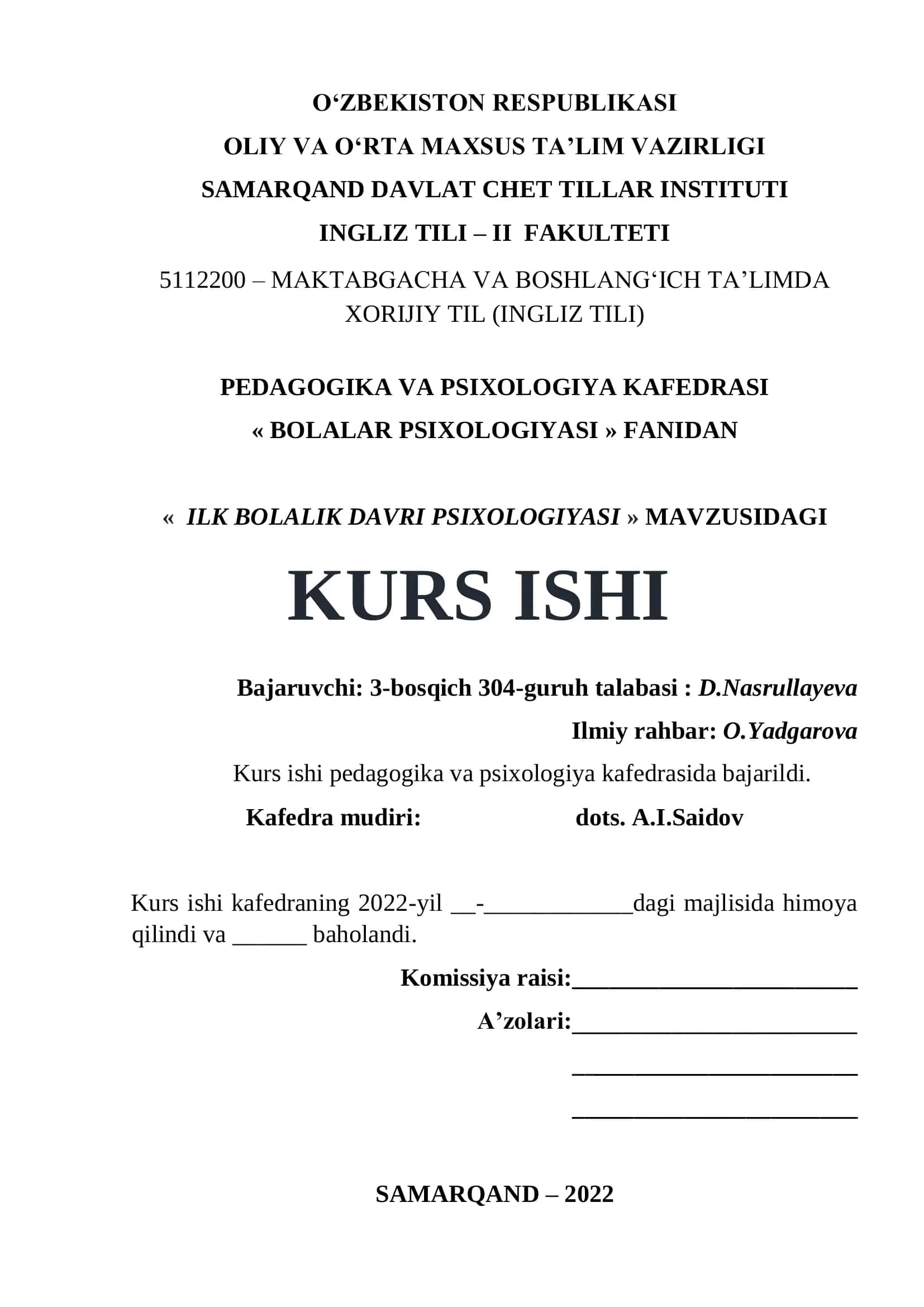 ILK BOLALIK DAVRI PSIXOLOGIYASI 1