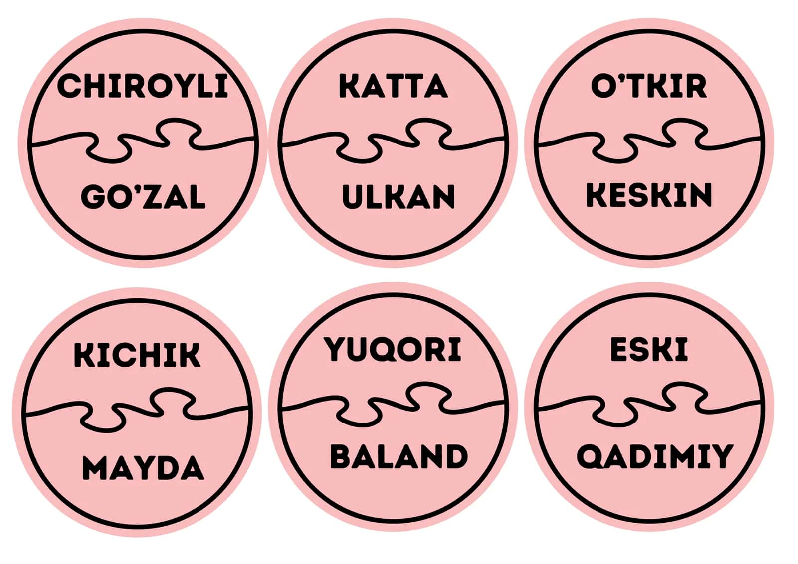 Sinonim soʻzlar koʻrgazma 1