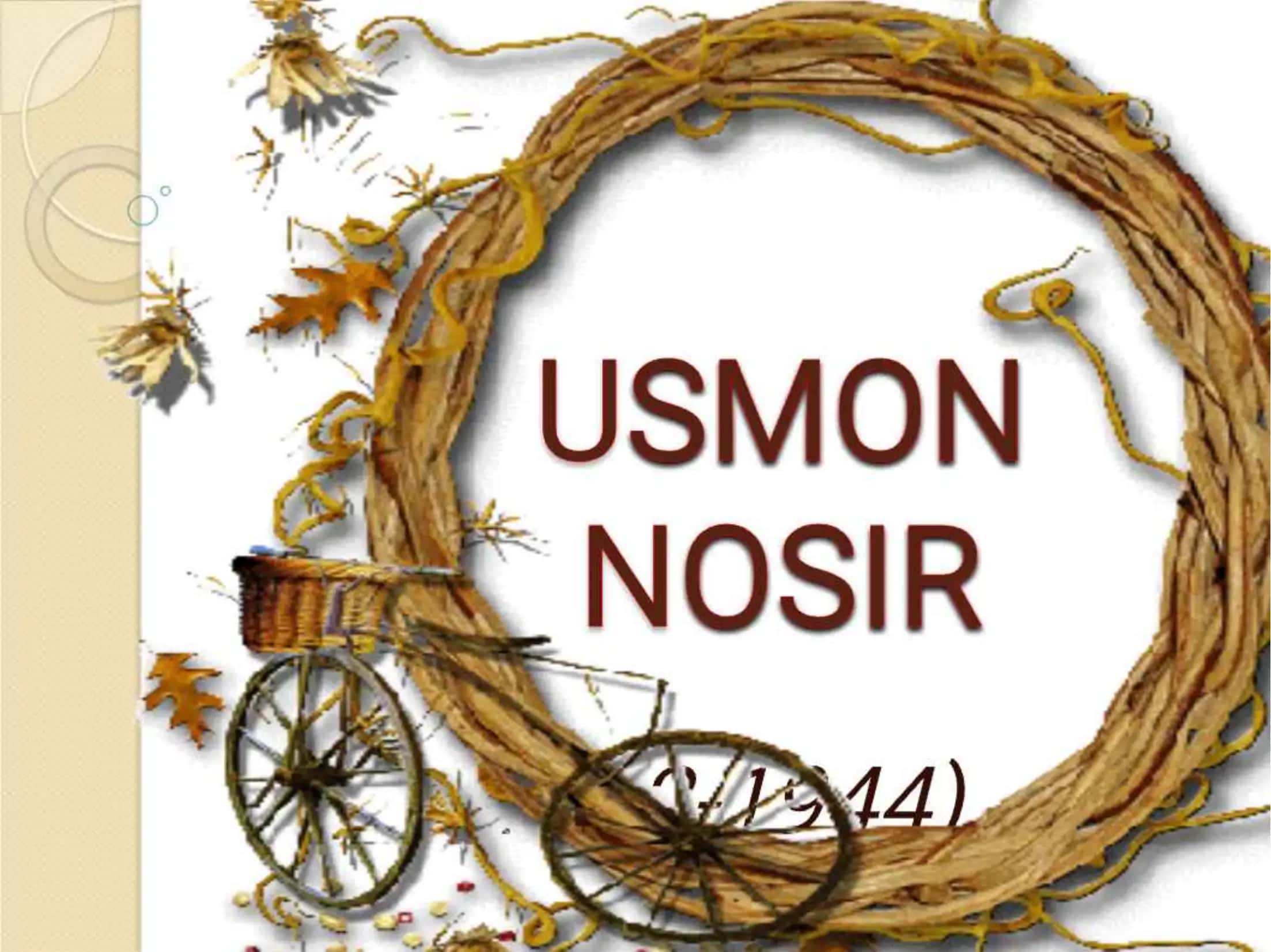 Taqdimot Usmon Nosir 1