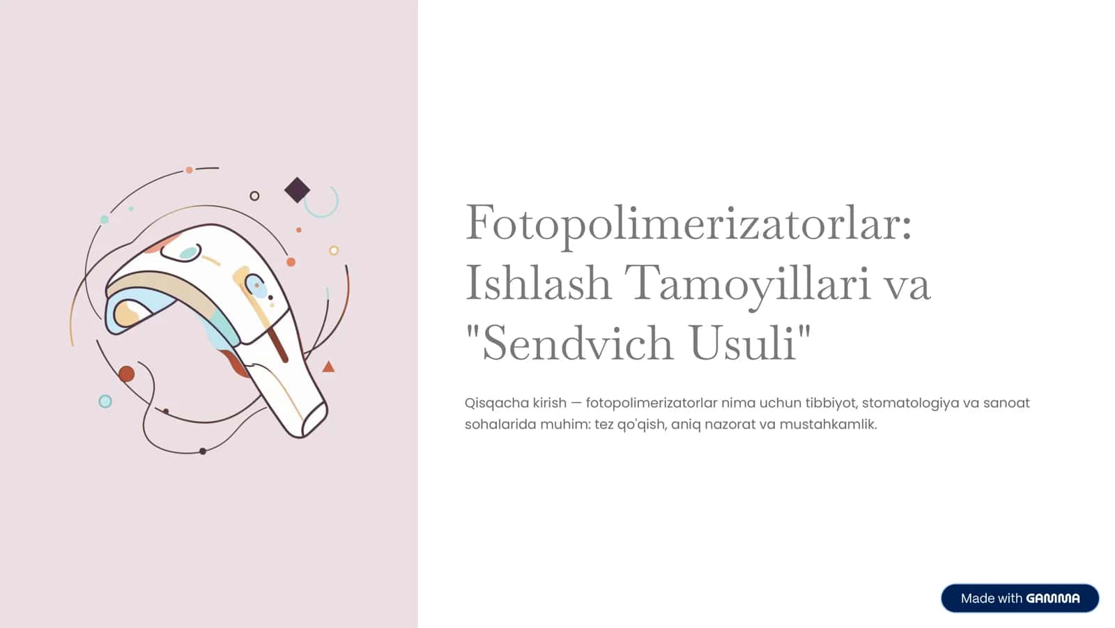 Fotopolimerizatorlar 1