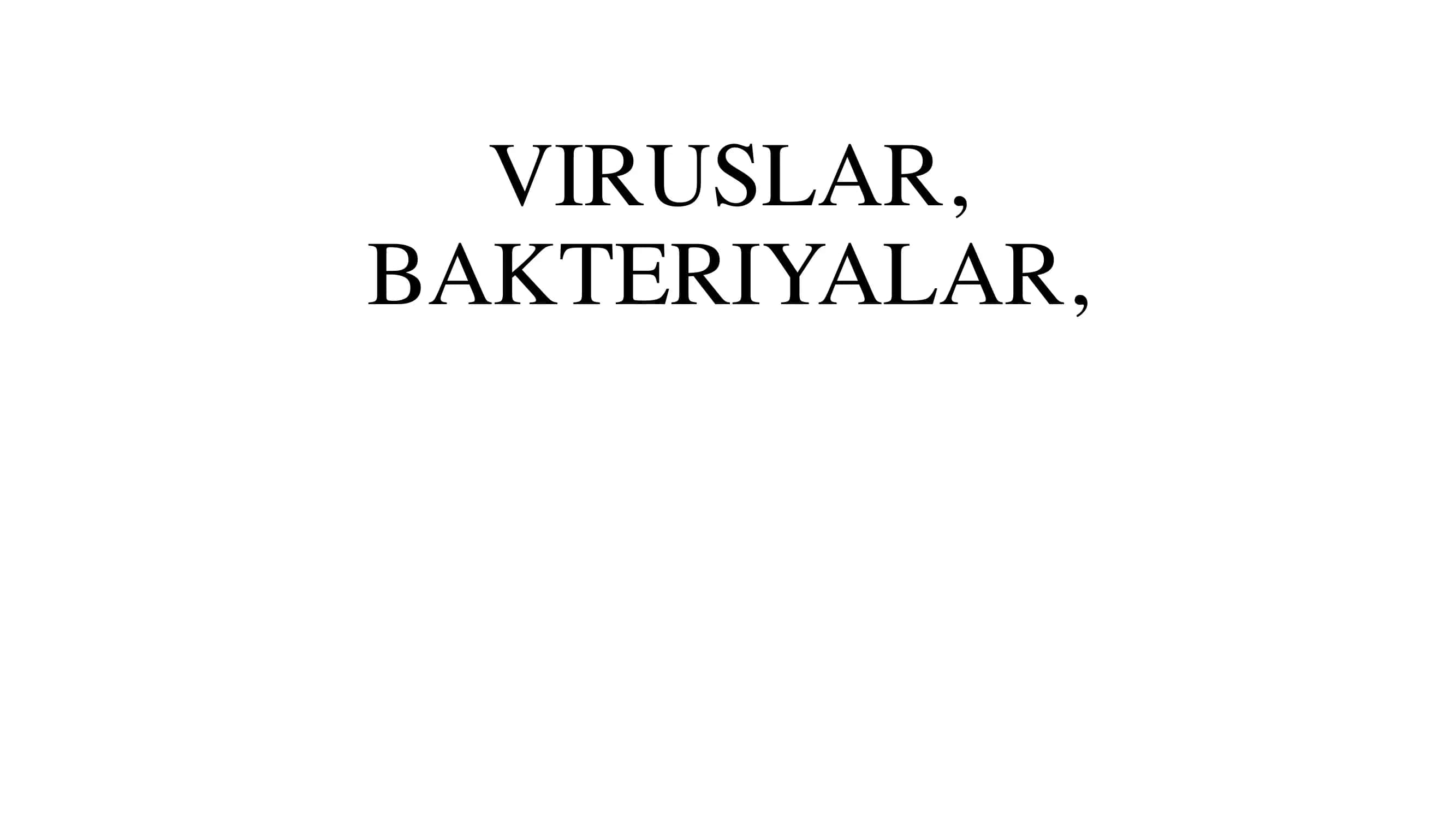 Viruslar bakteriyalar va zamburug`lar 1