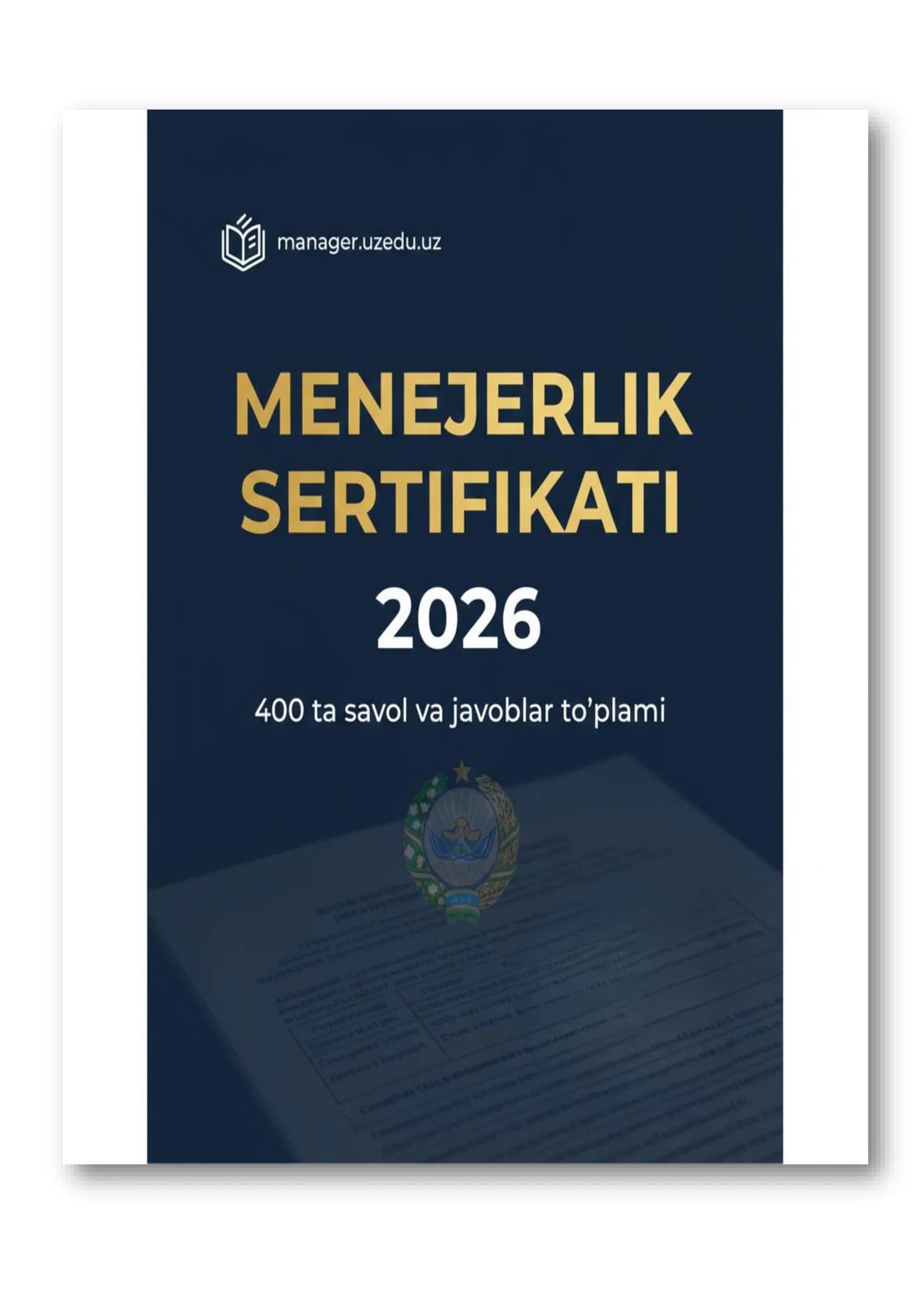 Direktorlar Menejerlik Testi Javoblari Bilan 2026 1