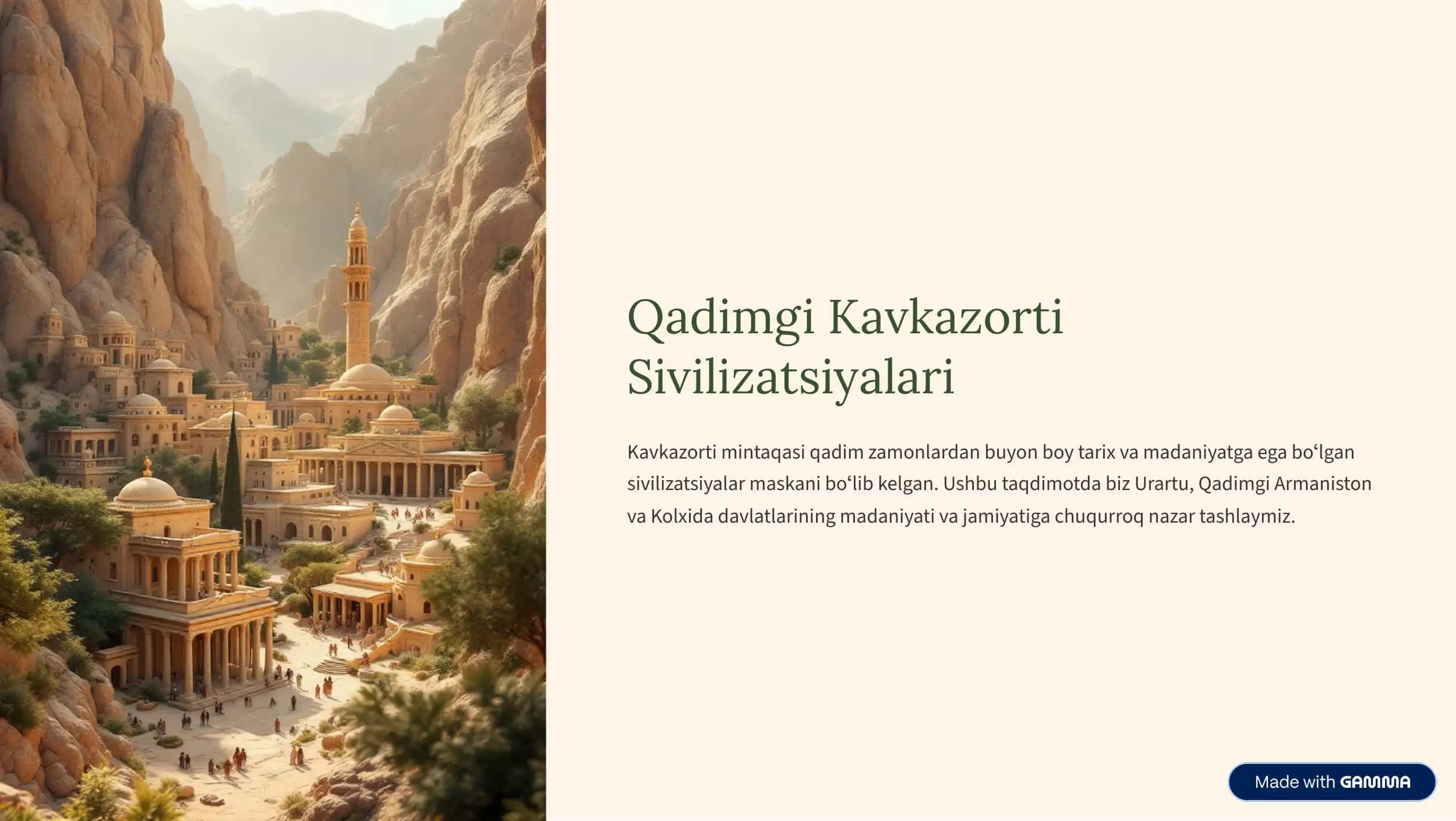 Qadimgi Kavkazorti 1