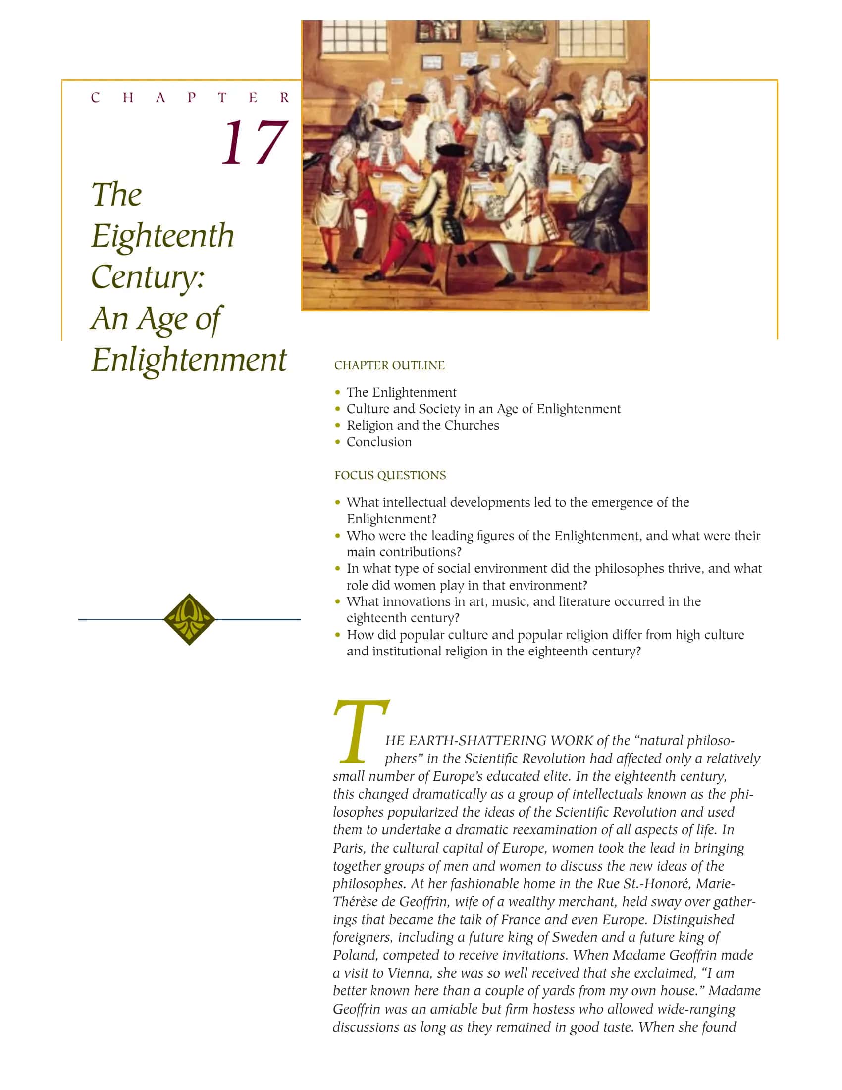 The Enlightenment in the Eighteenth Century 1