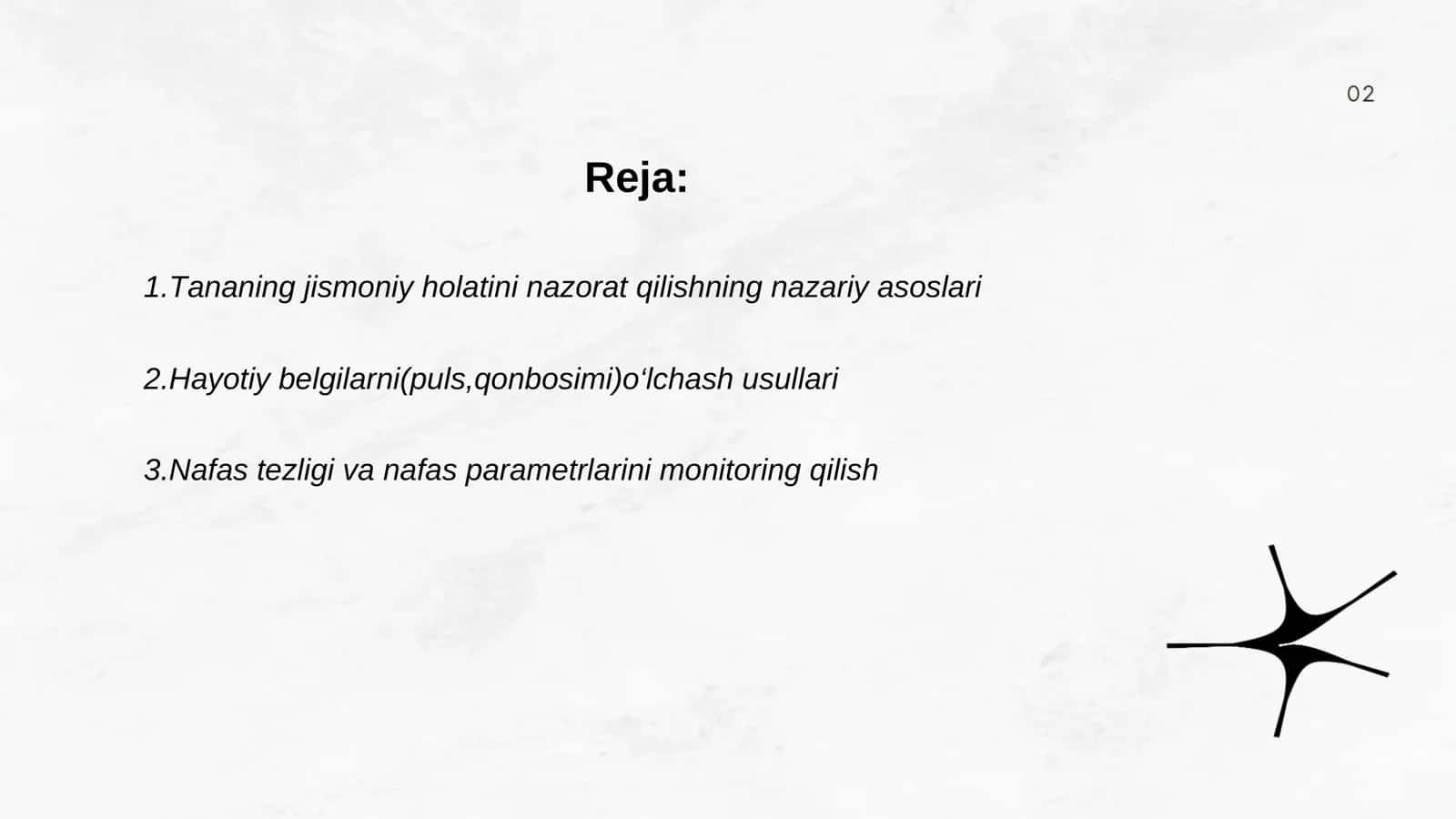 Tananing jismoniy holatini nazorat qilishning nazariy asoslari 1