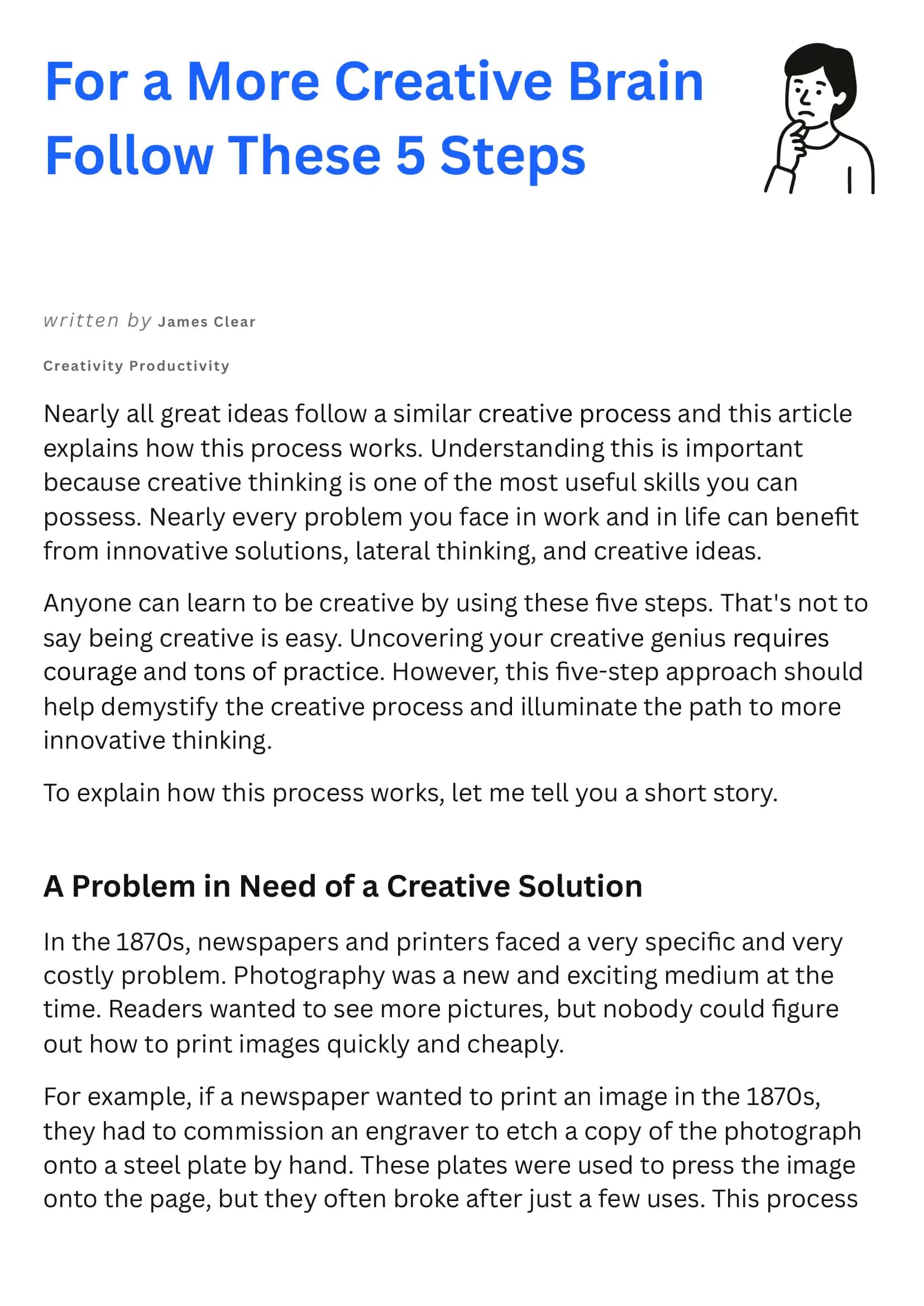 For a More Creative Brain Follow These 5 Steps 1
