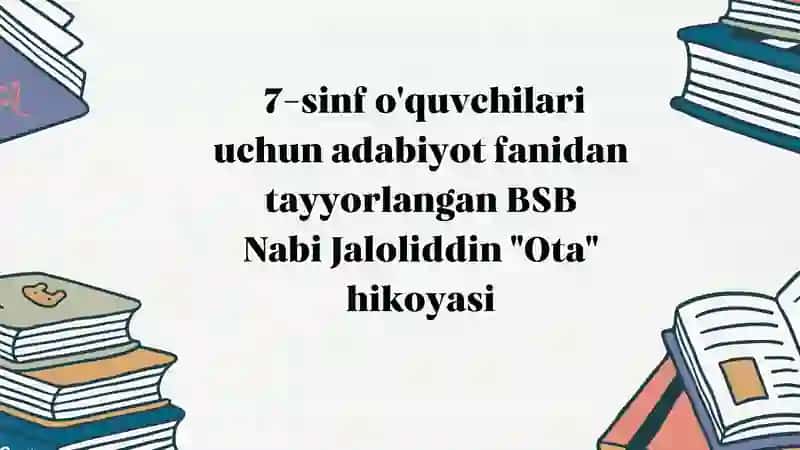 Nabi Jaloliddin "Ota" hikoyasi