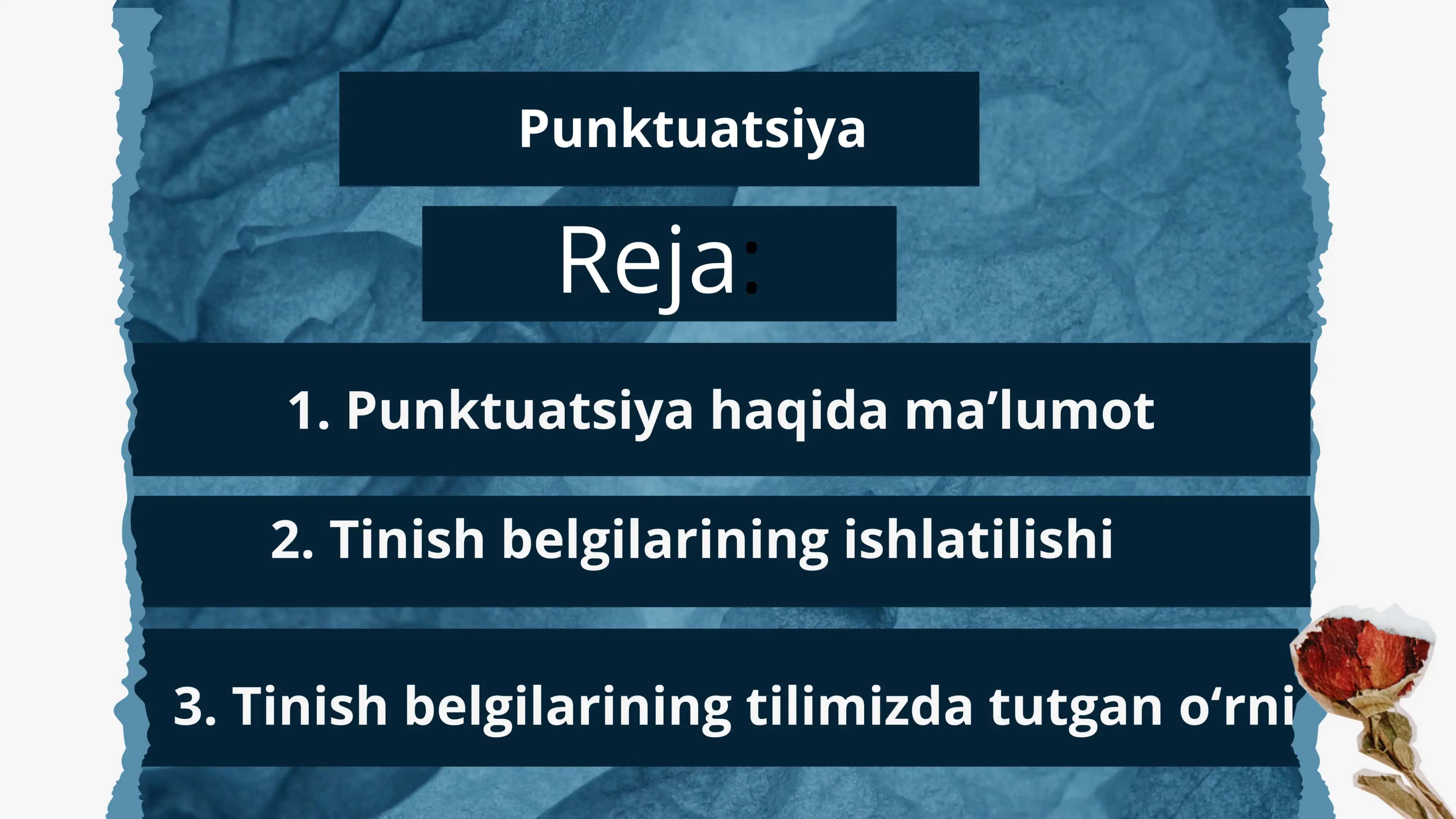 Punktuatsiya 1
