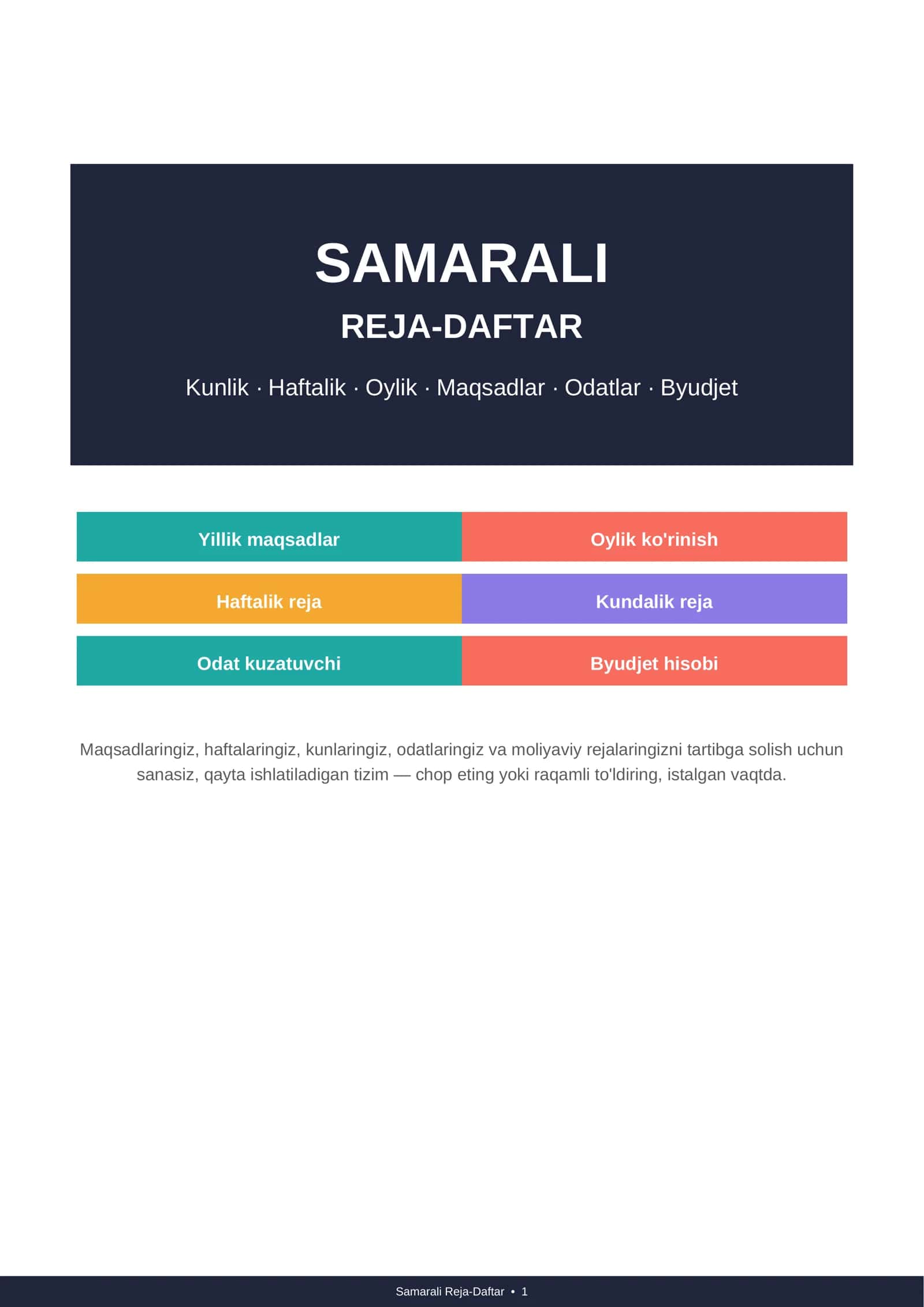SAMARALI REJA-DAFTAR 1