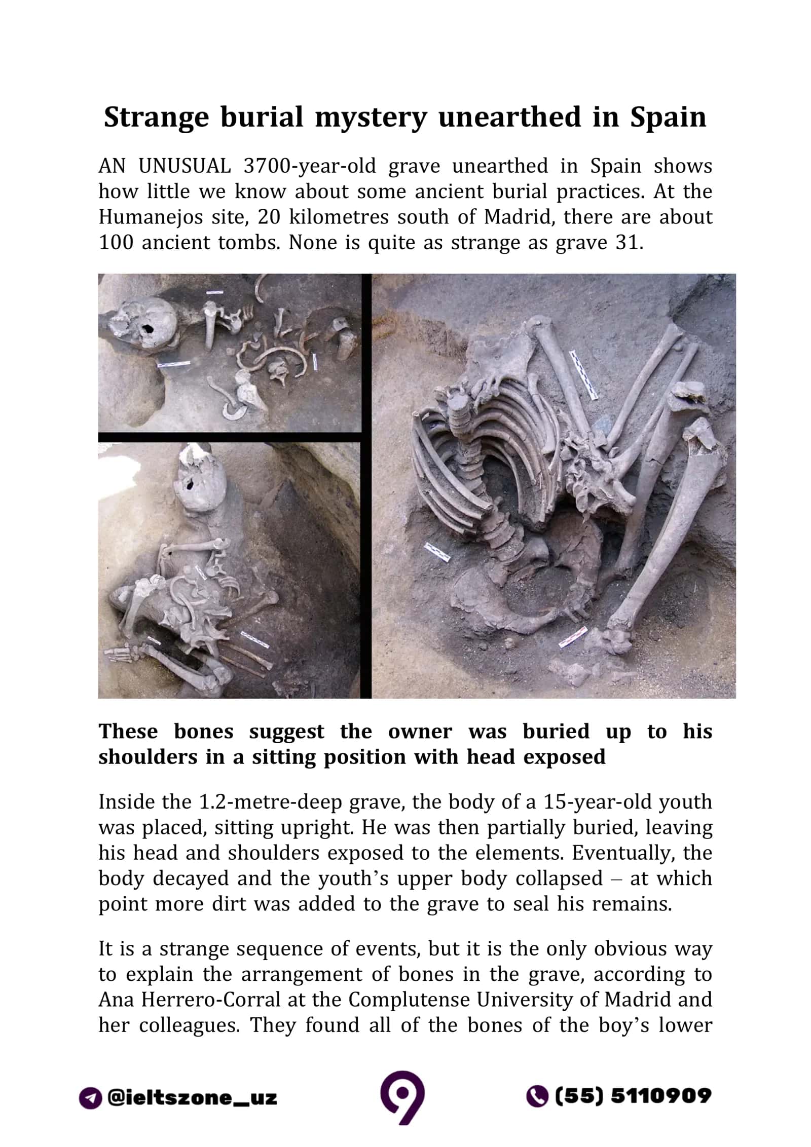 Strange burial mystery unearthed in Spain 1