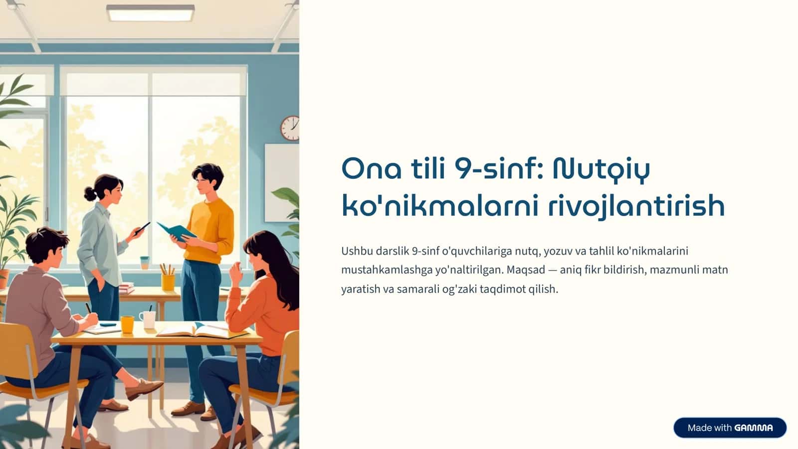 9- sinif ona tili 1