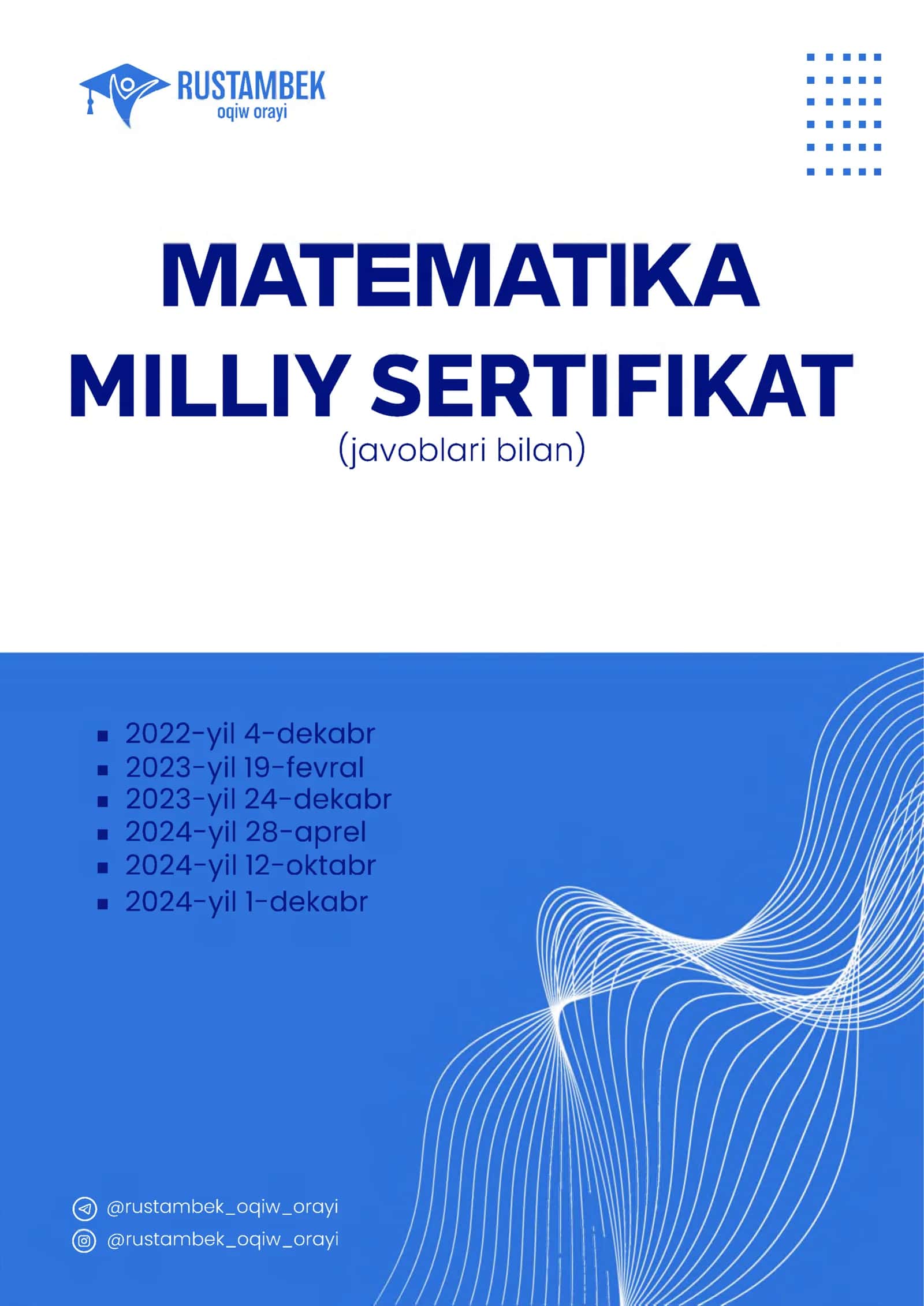 milliy sertifikat savollari 2025 to'plam 1