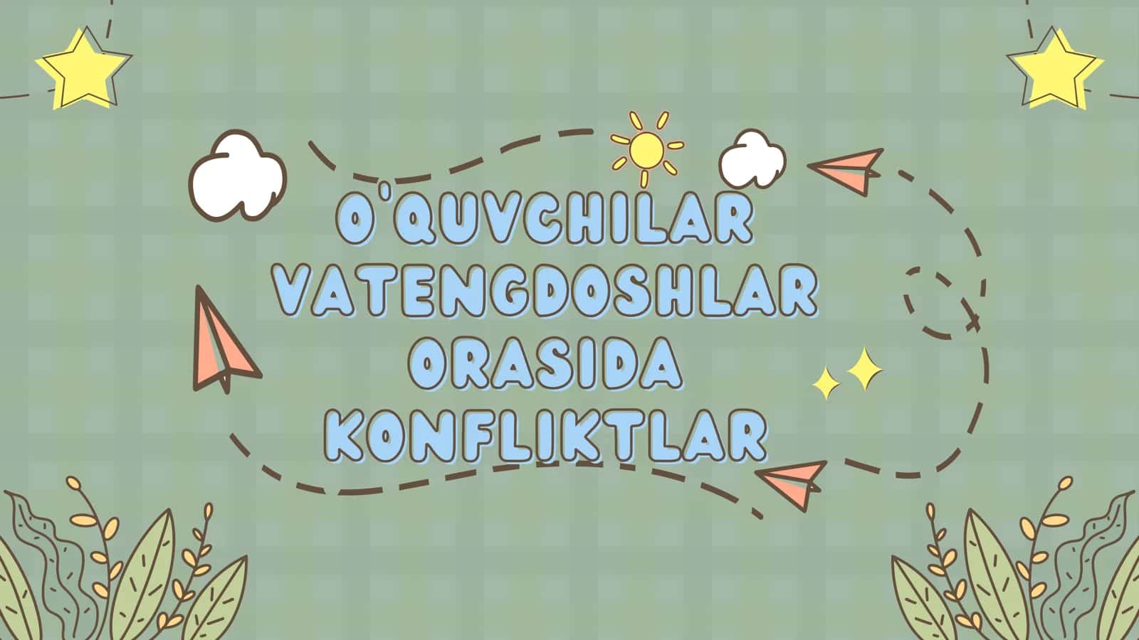 Konfliktlar O'rganish 1
