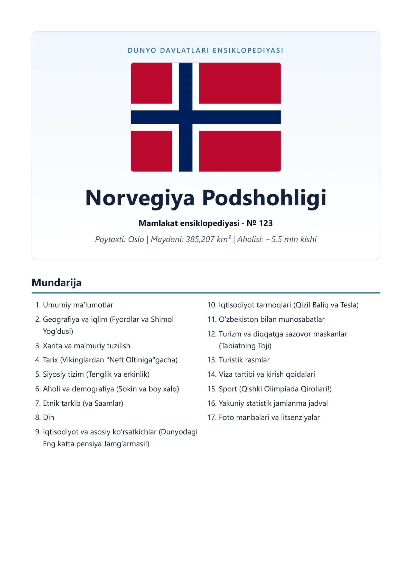 Norvegiya Podshohligi 1