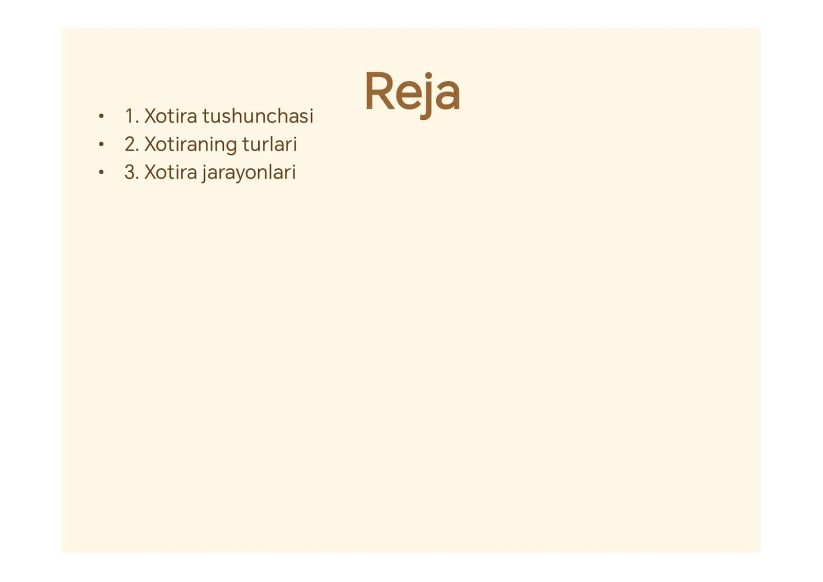 Xotira 1