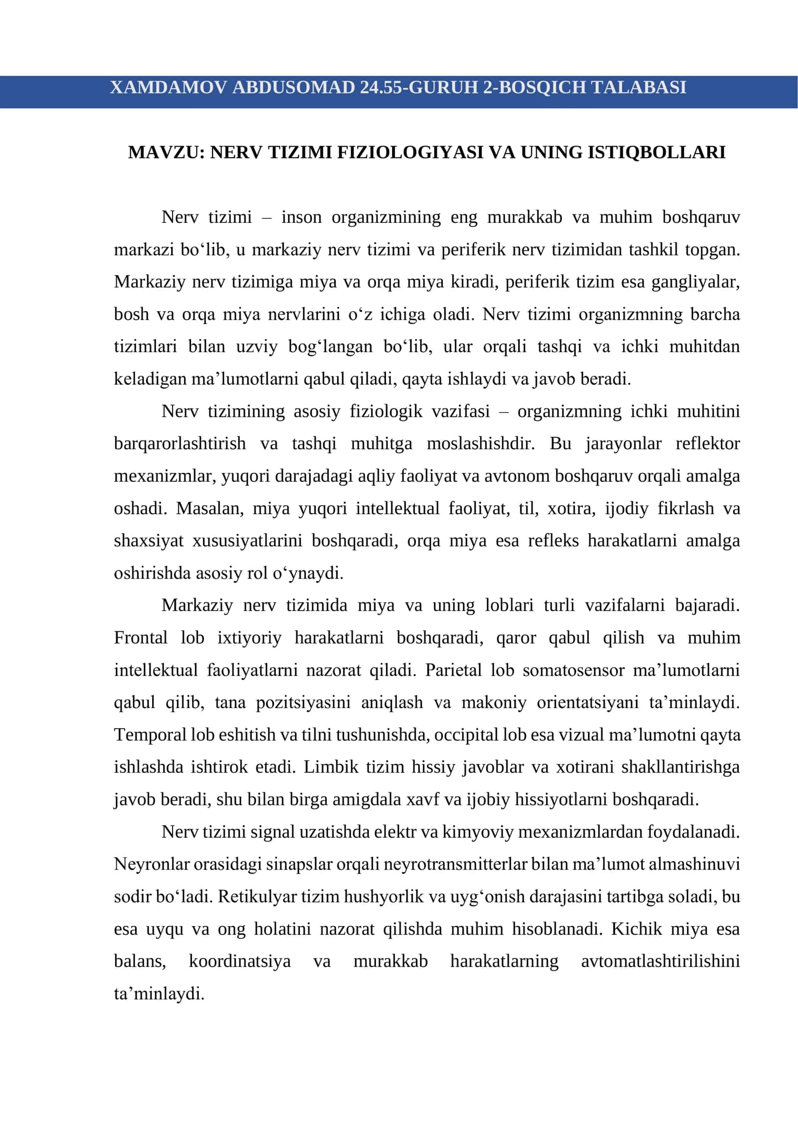 NERV SISTEMASI 1