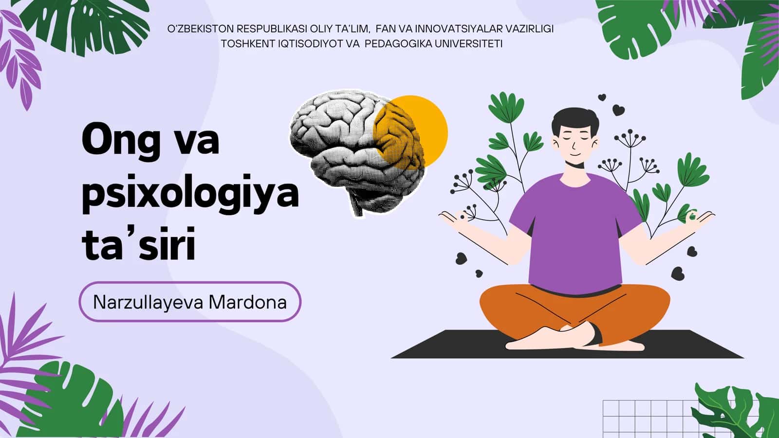 Ong tushunchasining psixologiyadagi mazmuni 1