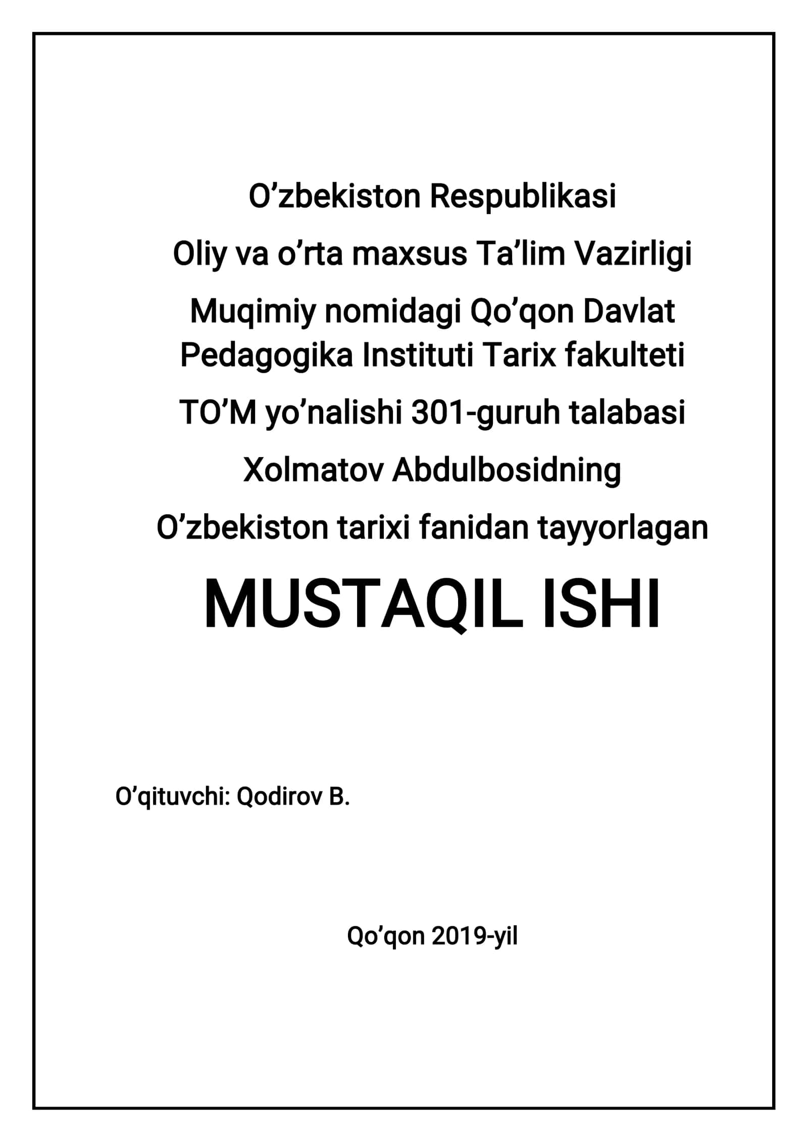 XX asr 50-70-yillarida O'zbekistonda xalq ta'limi 1
