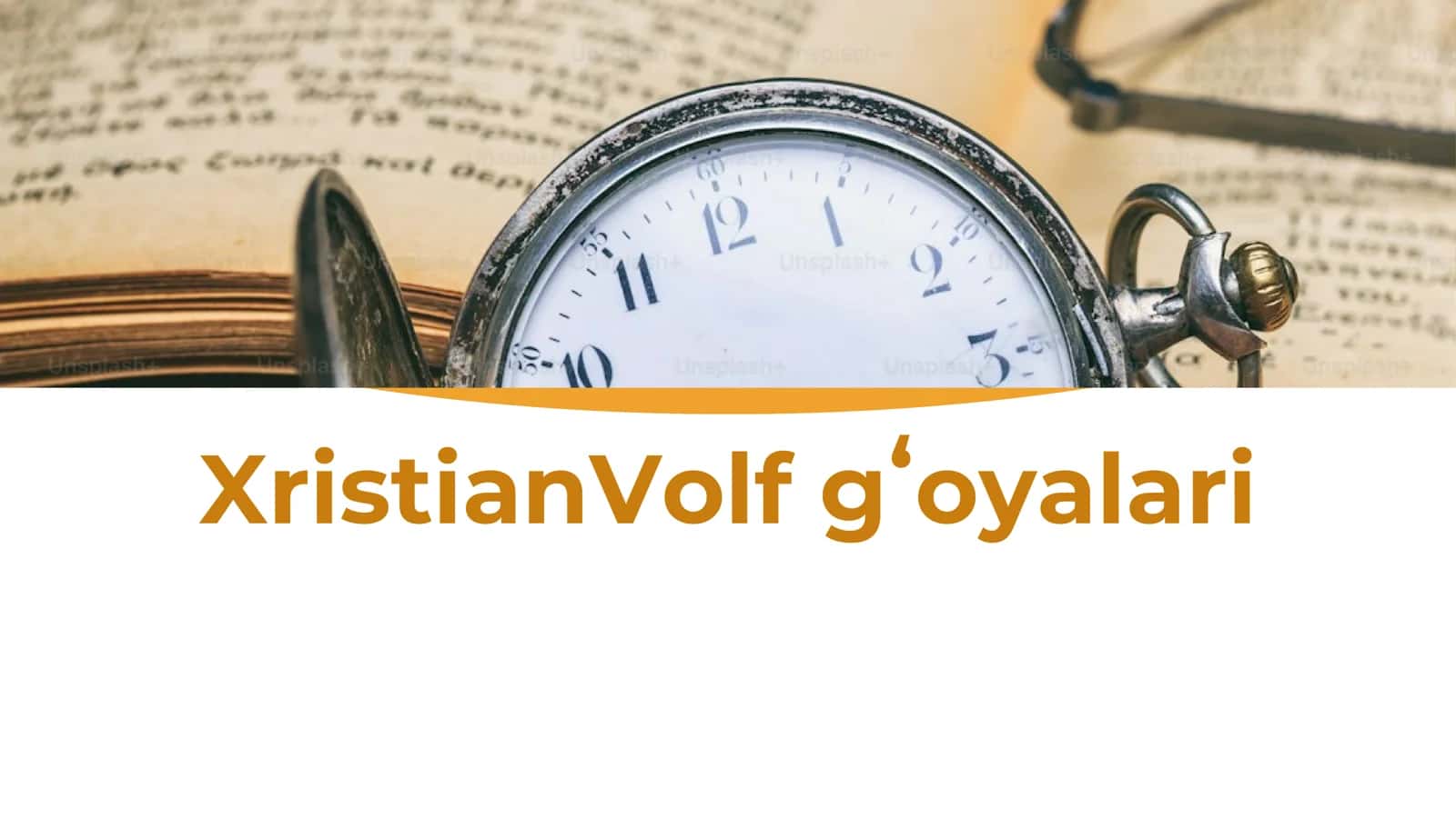Xristian Volf gʻoyalari 1