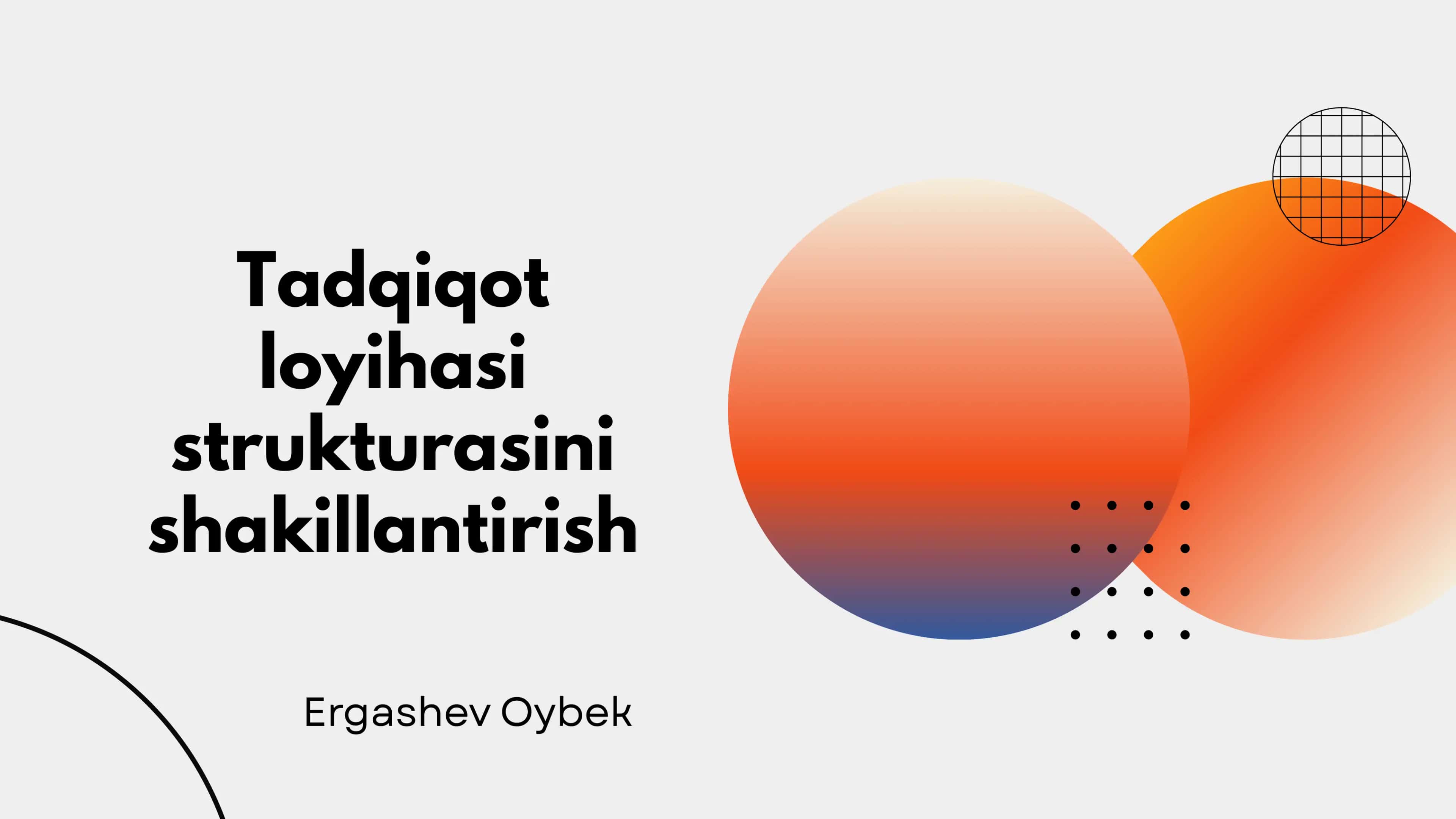 Tadqiqotloyihasi 1