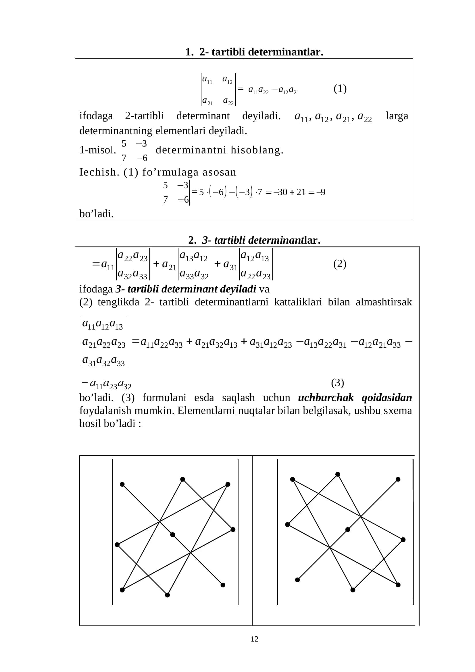 determinantlar 1