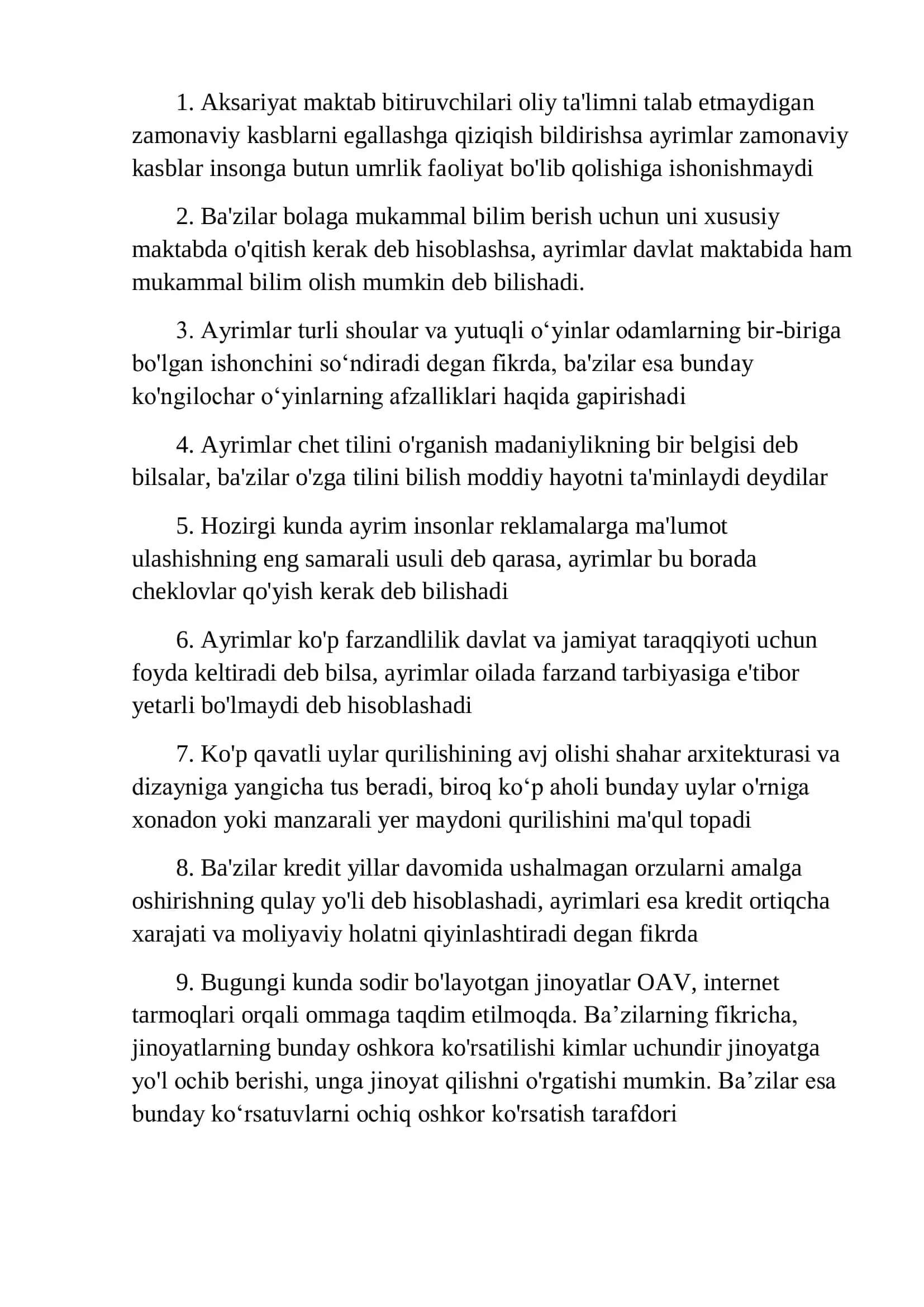 A+ ona tili yangi tayyor esselar. 1