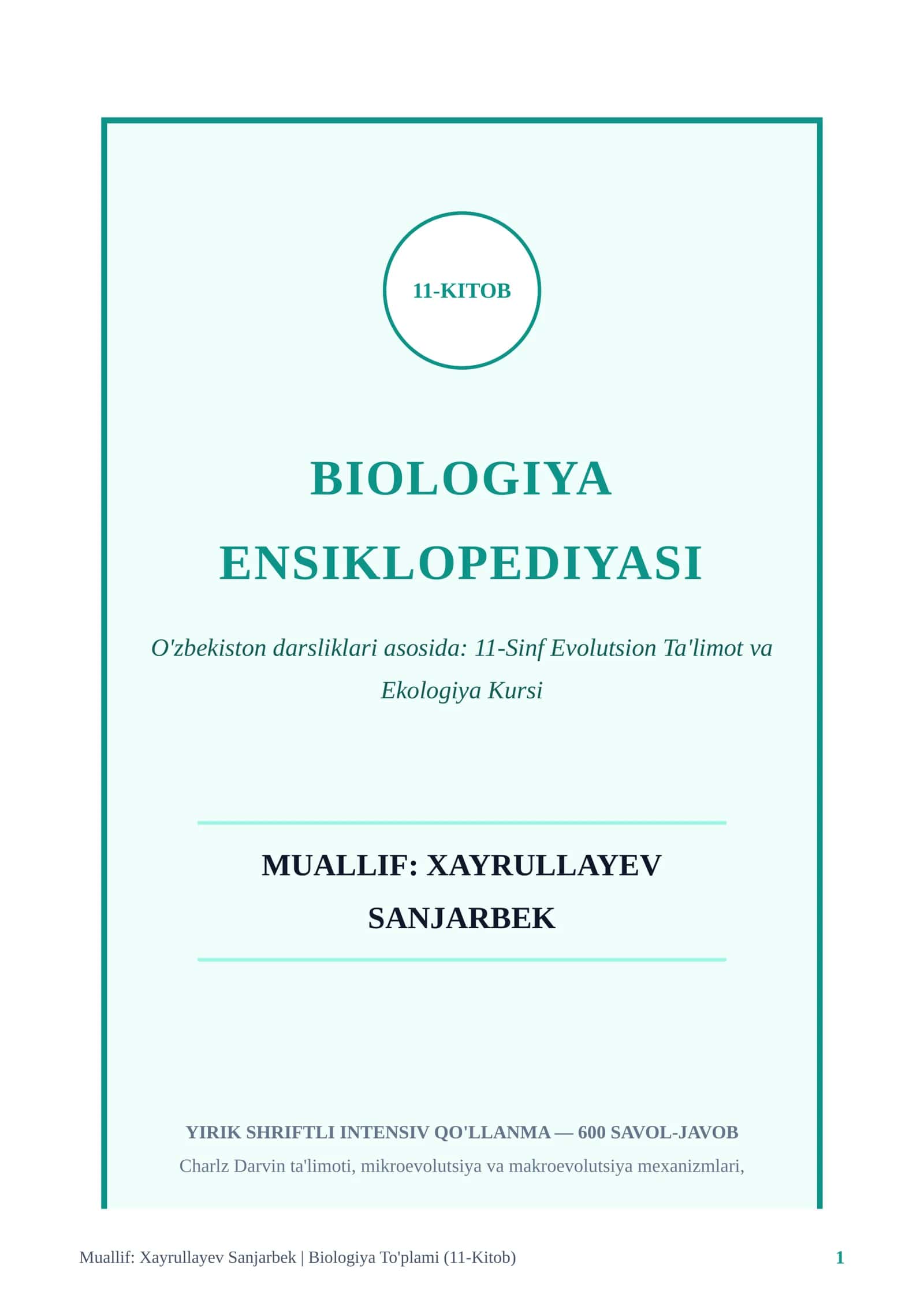 BIOLOGIYA ENSIKLOPEDIYASI 1